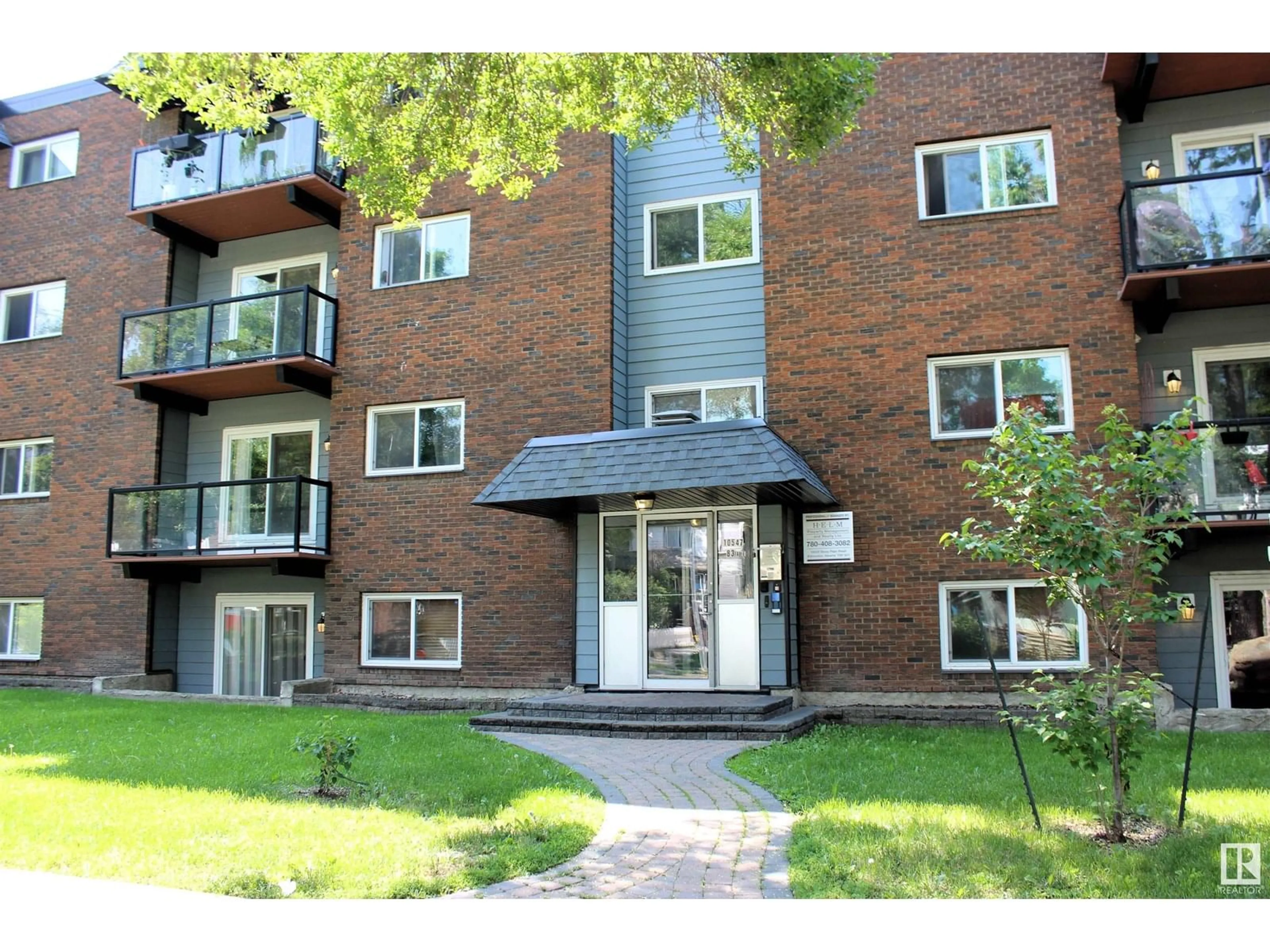 Home with brick exterior material, unknown for 105 - 10547 83 AV, Edmonton Alberta T6E2E1