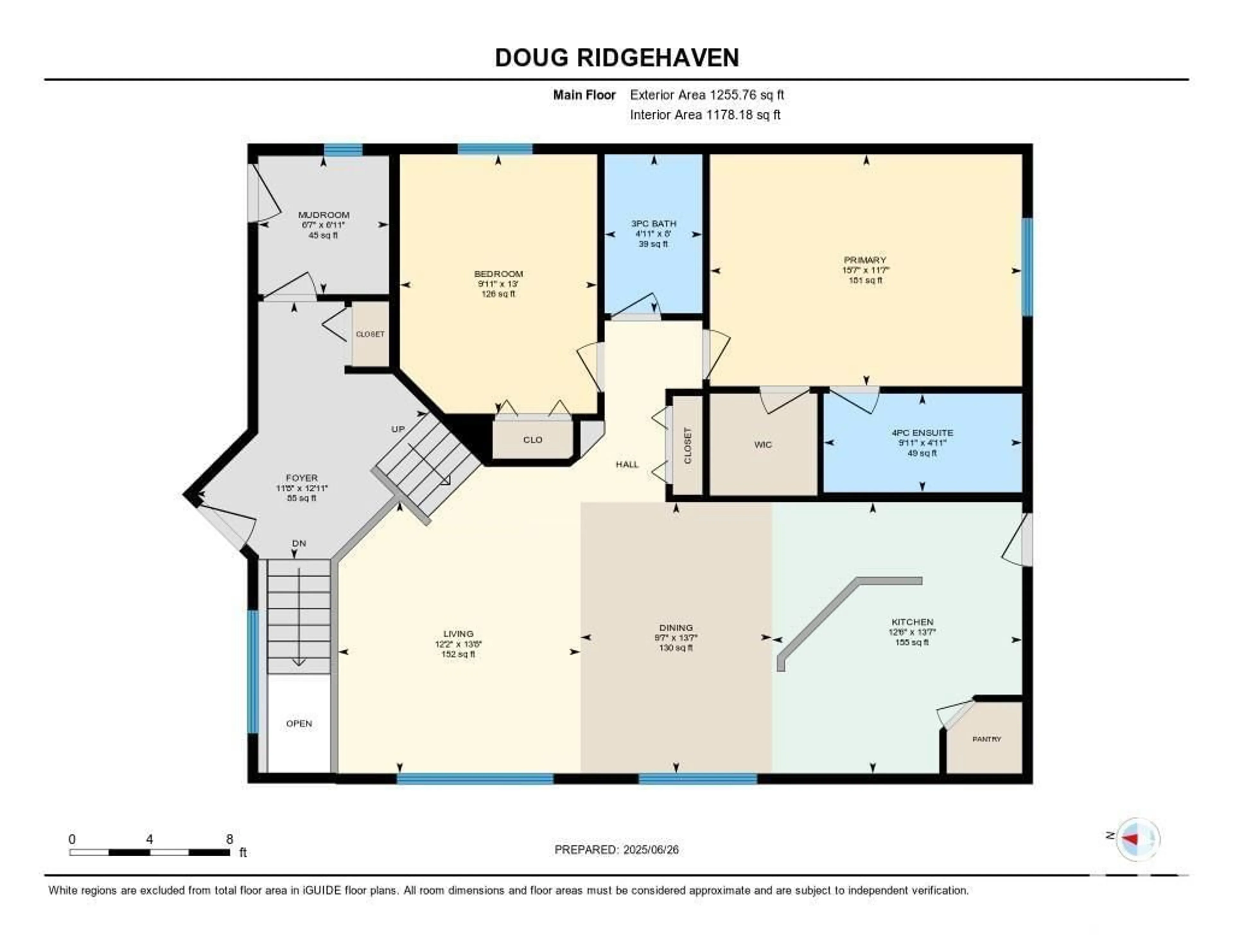 Floor plan for 55 RIDGEHAVEN CR, Sherwood Park Alberta T8A6H9
