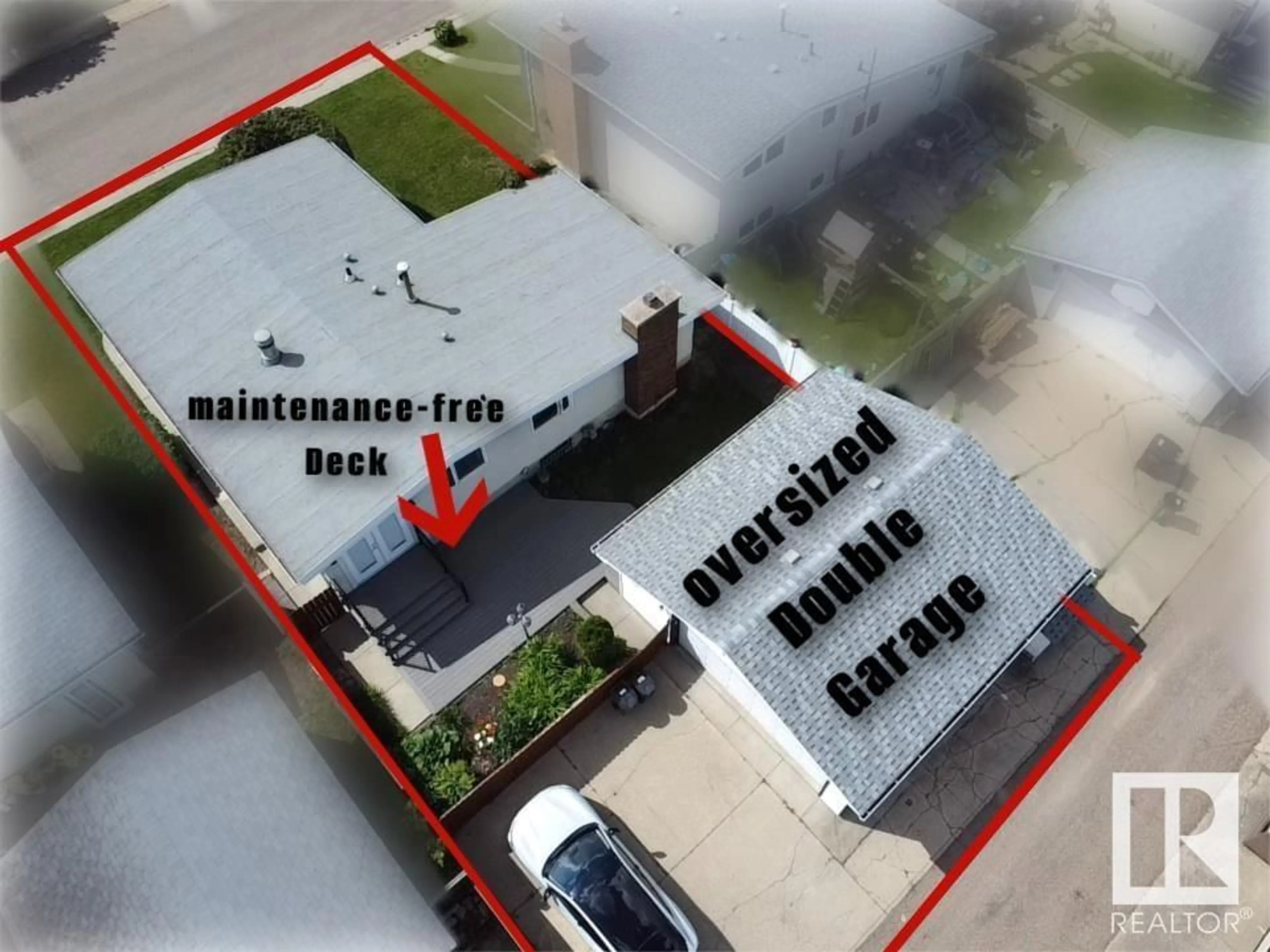 A pic from outside/outdoor area/front of a property/back of a property/a pic from drone, building for NW - 14619 114A ST, Edmonton Alberta T5X1H1