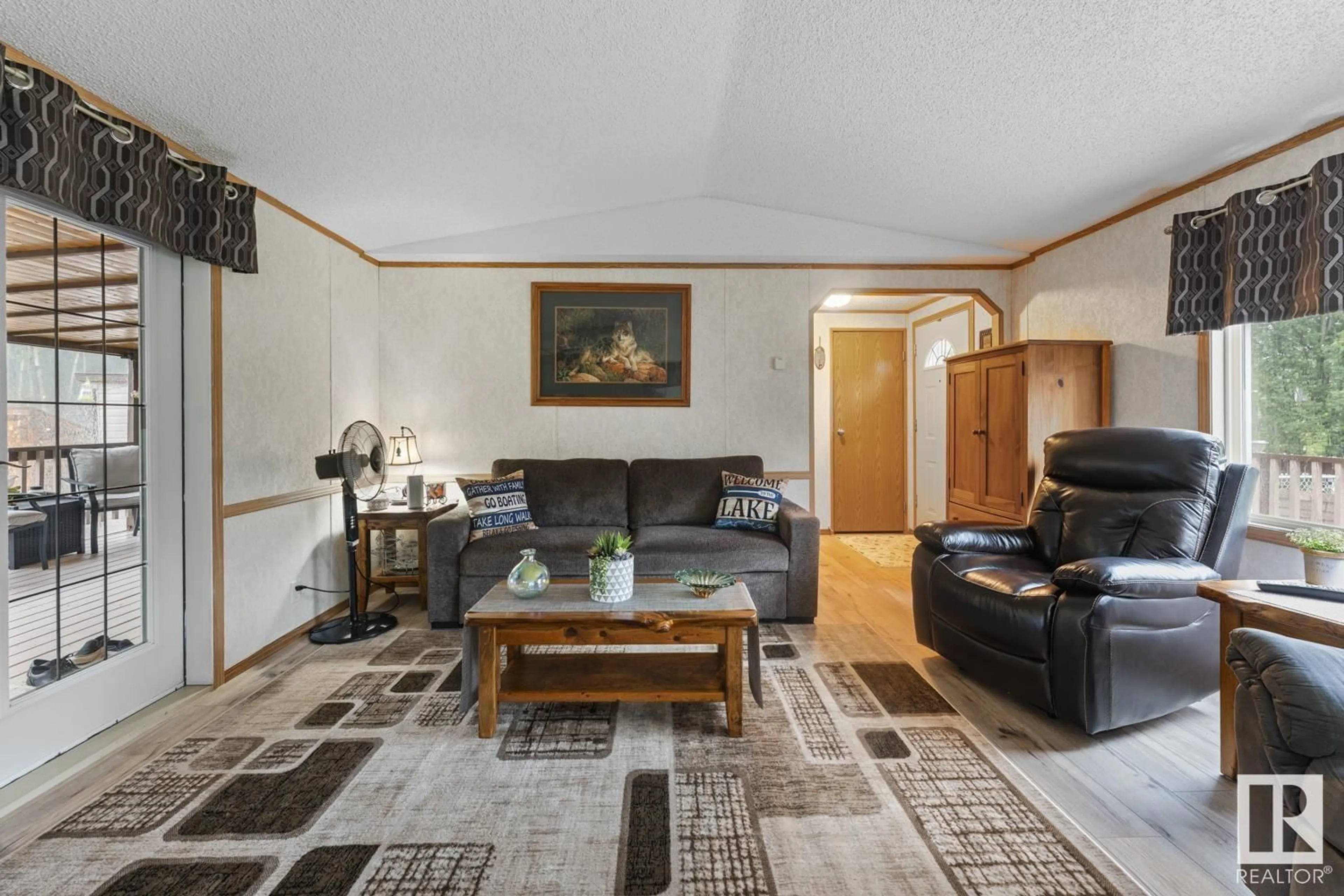 Living room with furniture, unknown for 206 TWP RD 650 TWP RD, Rural Bonnyville M.D. Alberta T9M1N2
