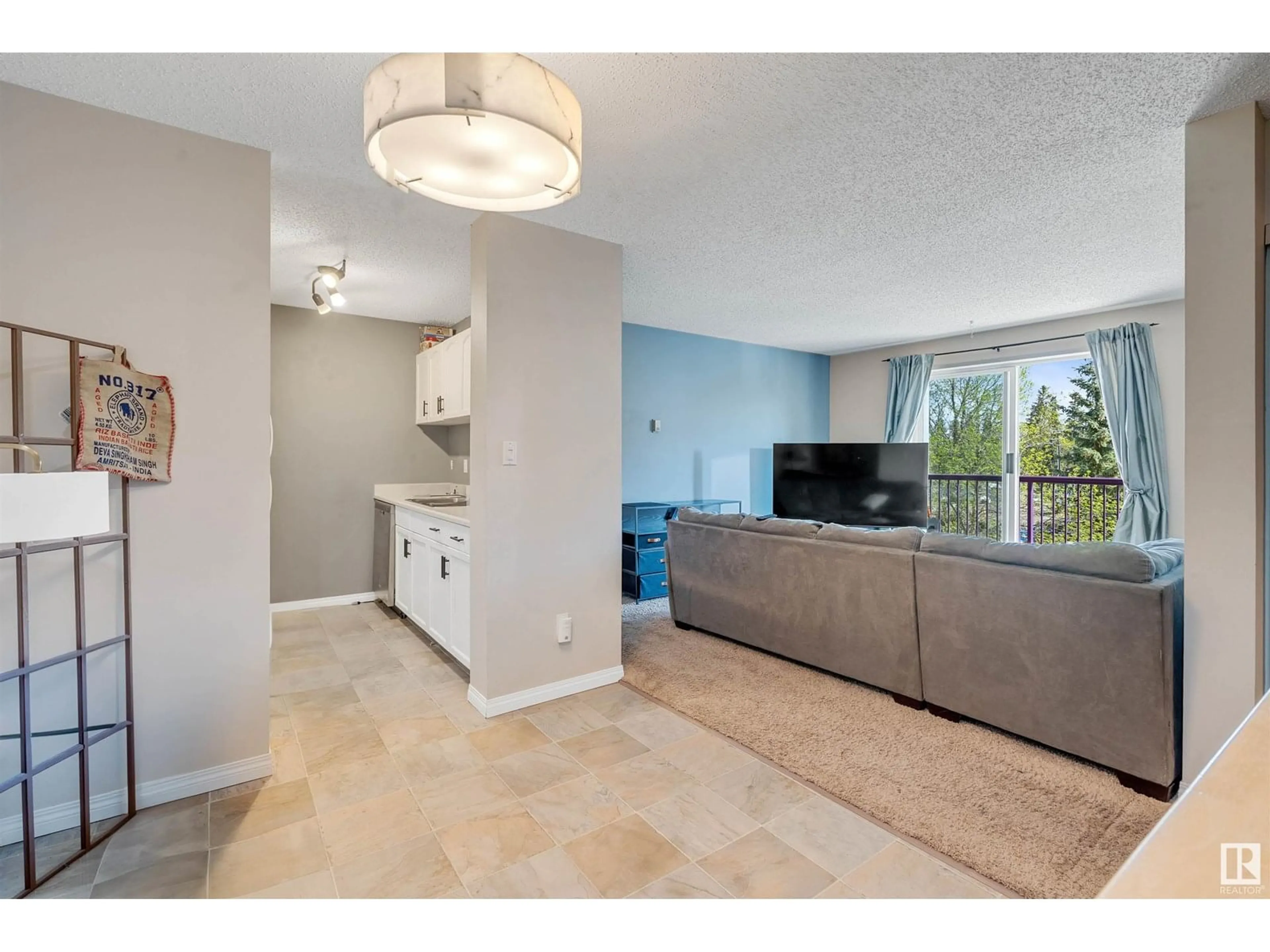 Living room with furniture, unknown for #354 - 10520 120 ST, Edmonton Alberta T5H4L9