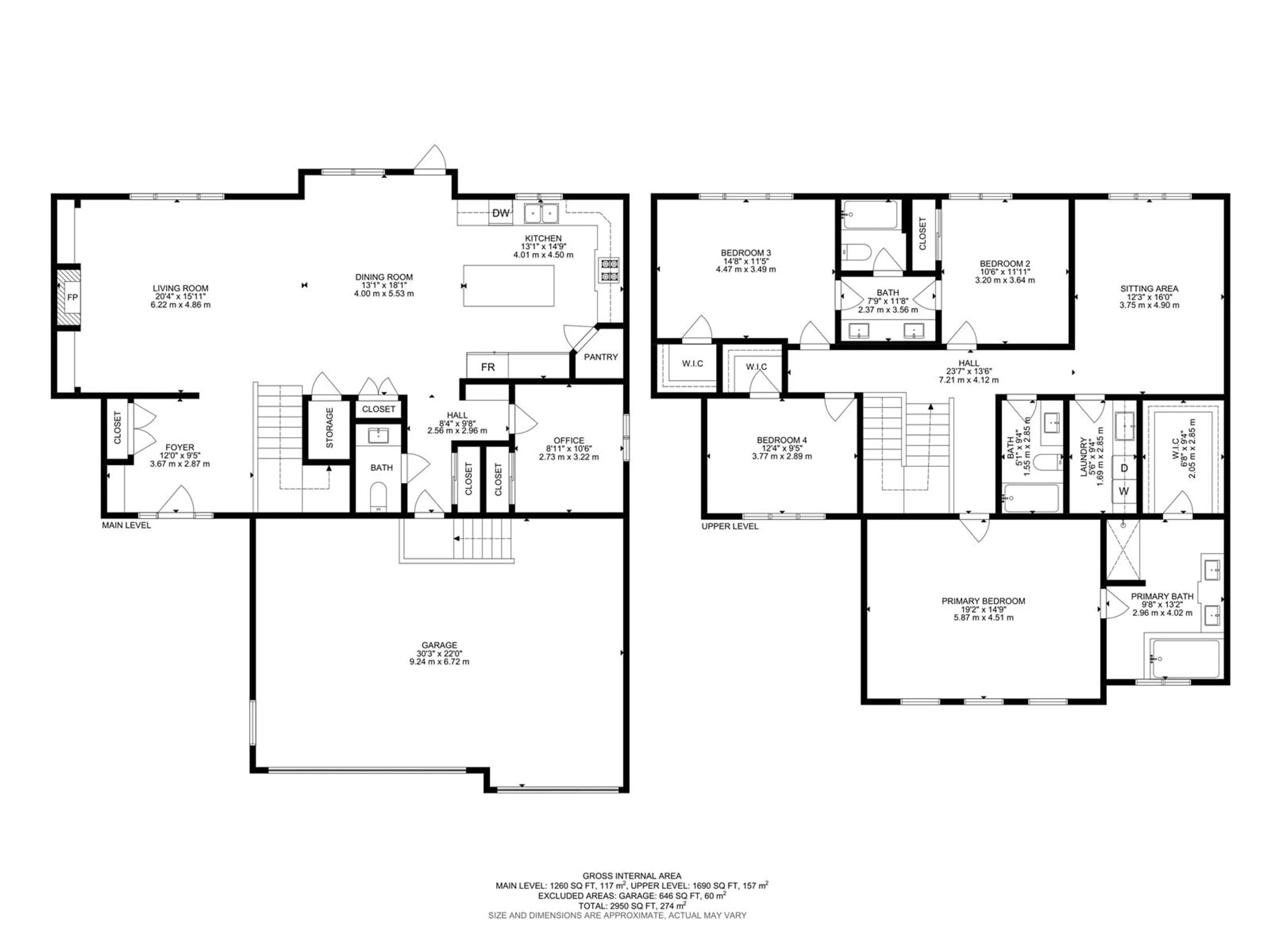 Floor plan for 13 GALLOWAY ST, Sherwood Park Alberta T8A4X6
