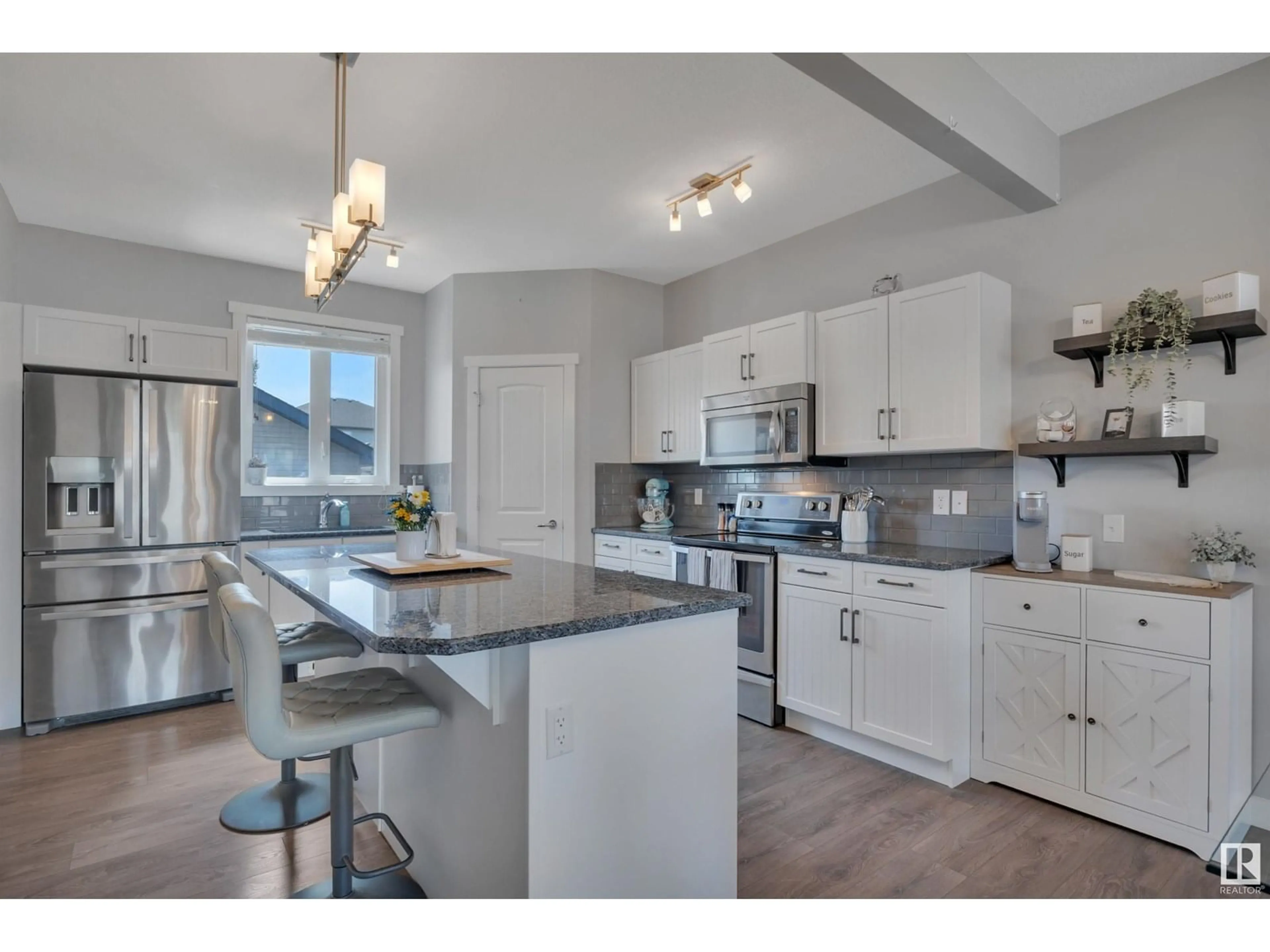 Open concept kitchen, unknown for 22527 98 AV, Edmonton Alberta T5T7C1
