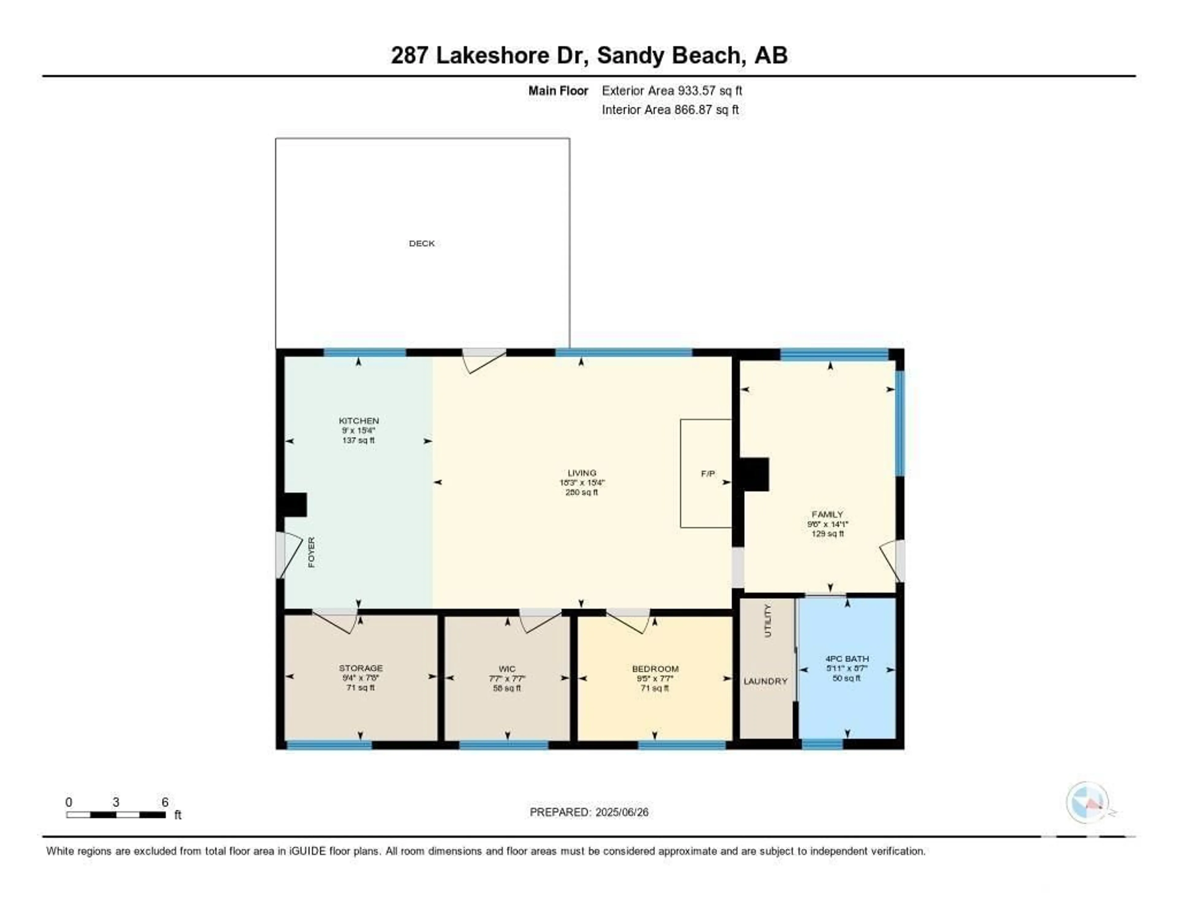 Floor plan for 287 LAKESHORE DR, Rural Lac Ste. Anne County Alberta T0E1V0