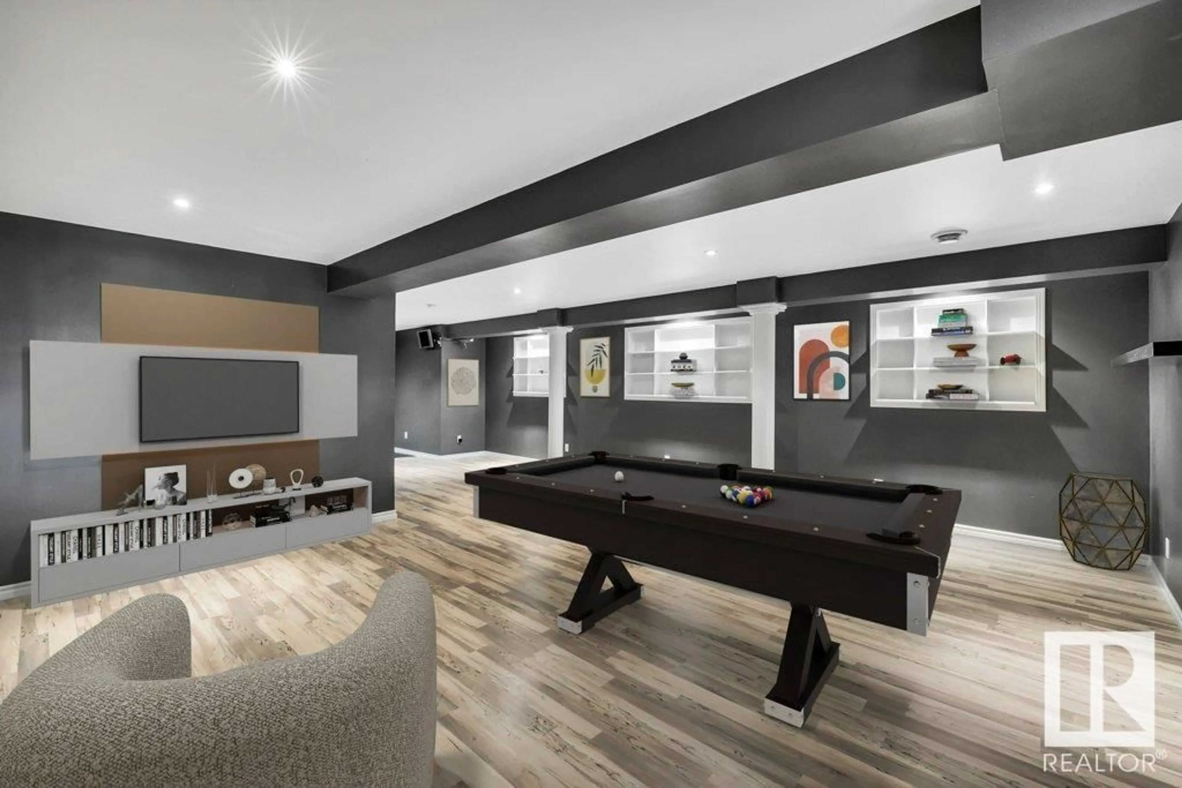 Home theater for #24 - 10909 106 ST NW, Edmonton Alberta T5H4M7