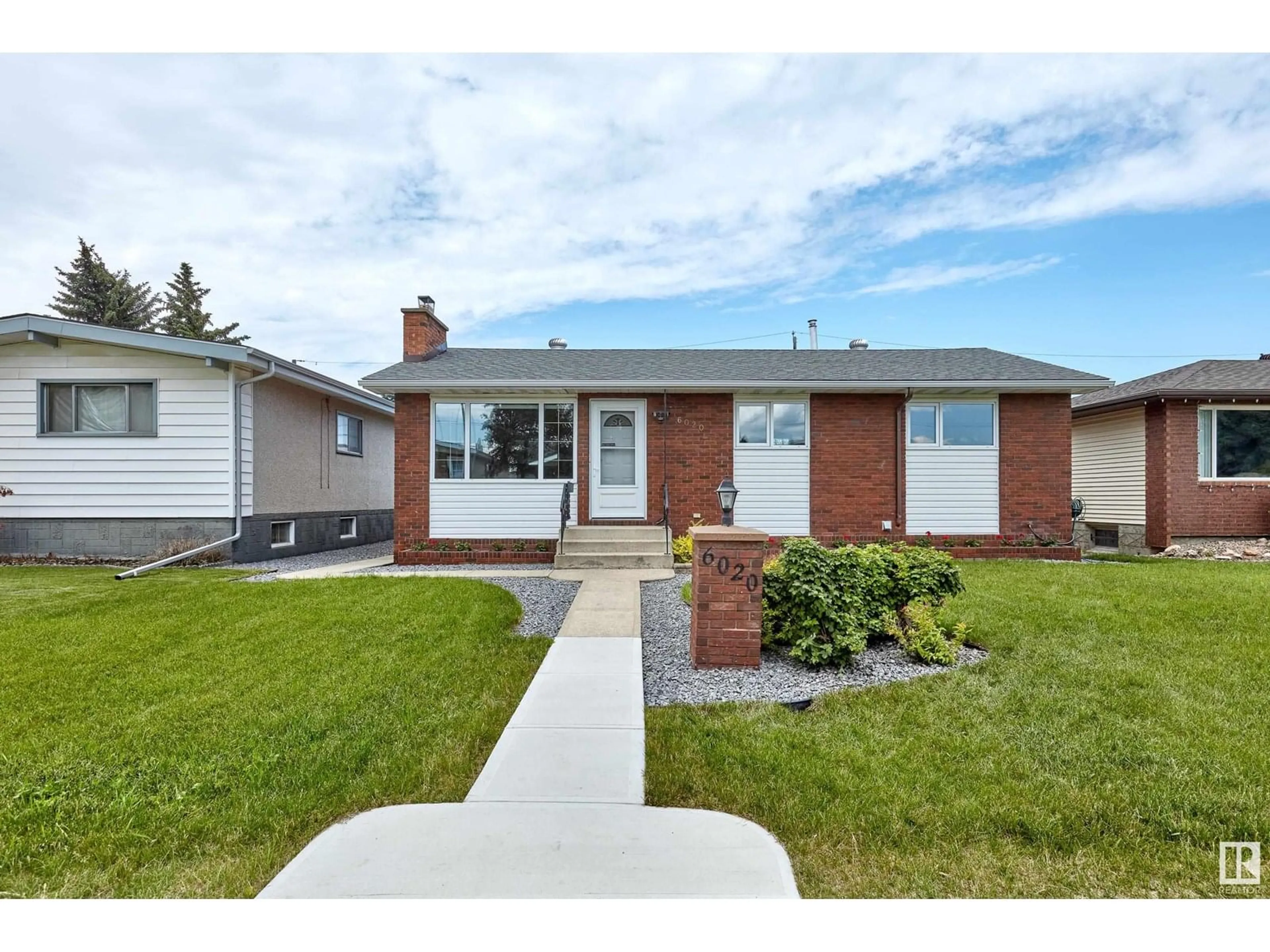 Home with brick exterior material, street for 6020 105 ST, Edmonton Alberta T6H2N4