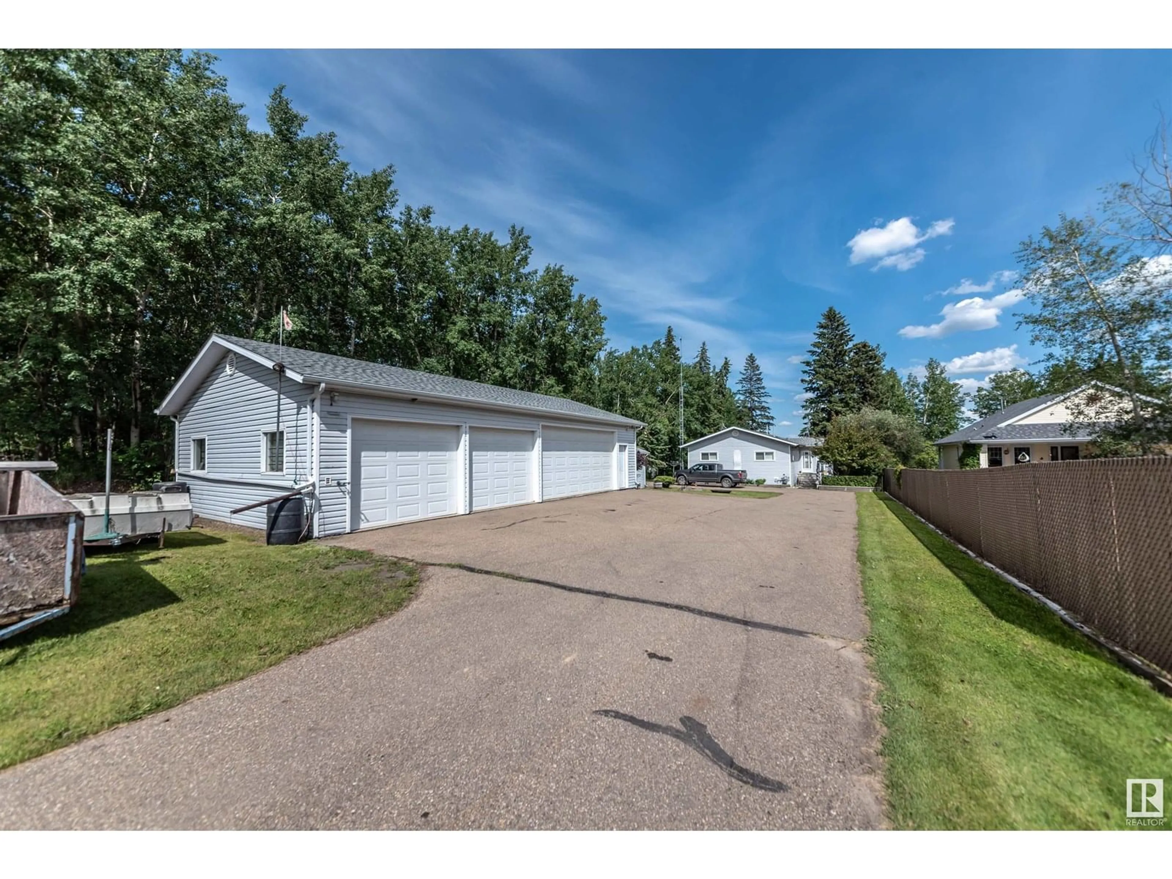 A pic from outside/outdoor area/front of a property/back of a property/a pic from drone, street for 5134 EVERETT RD, Rural Lac Ste. Anne County Alberta T0E1V0