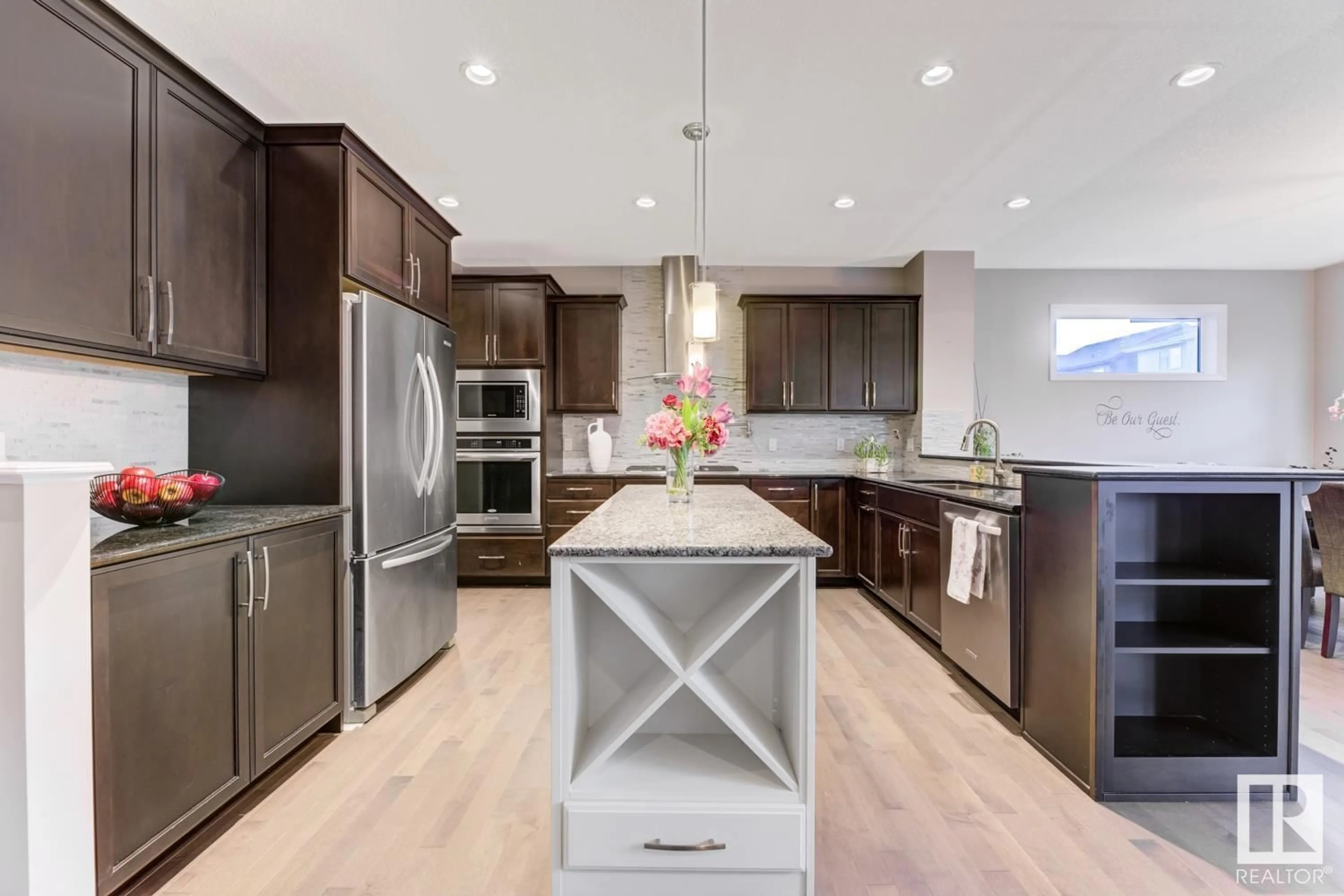 Open concept kitchen, unknown for 5634 175A AV, Edmonton Alberta T5Y0T7