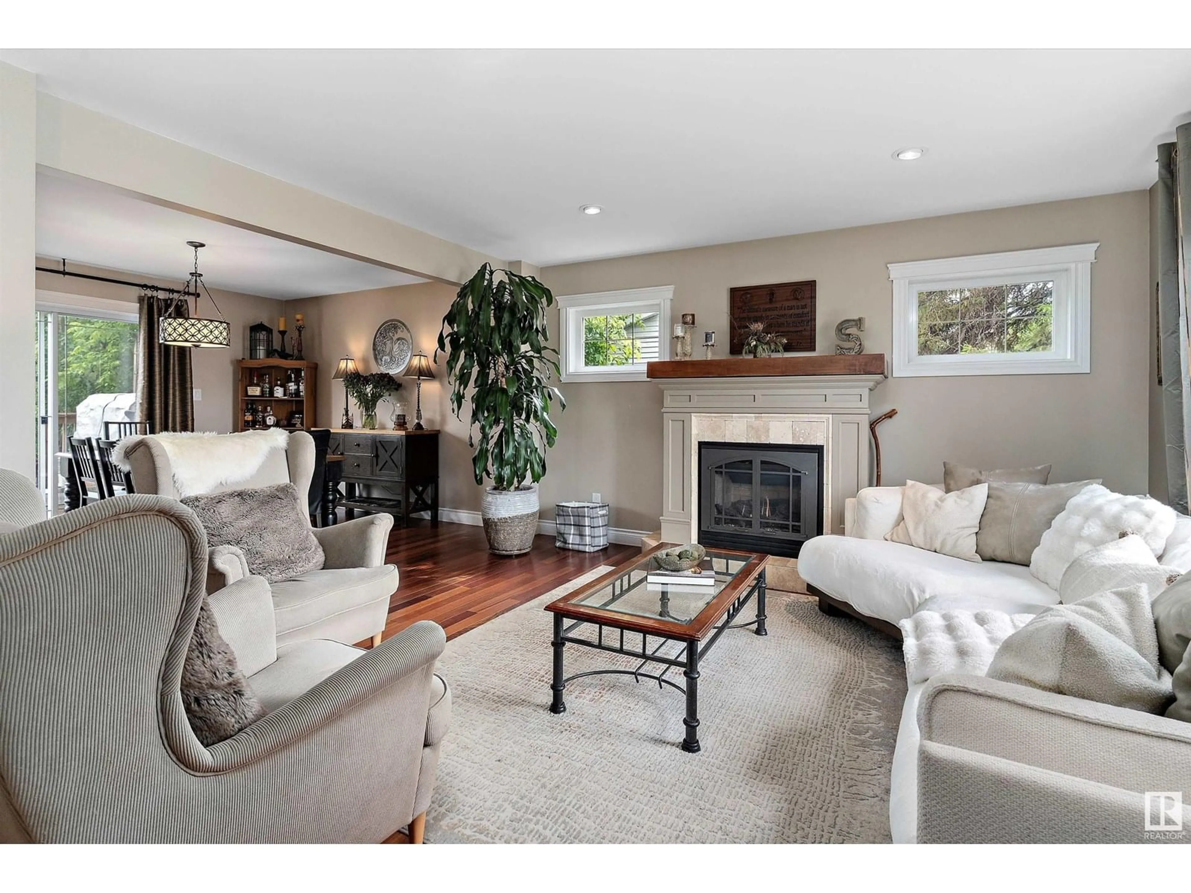 Living room with furniture, unknown for NW - 10765 65 ST, Edmonton Alberta T6A2P3