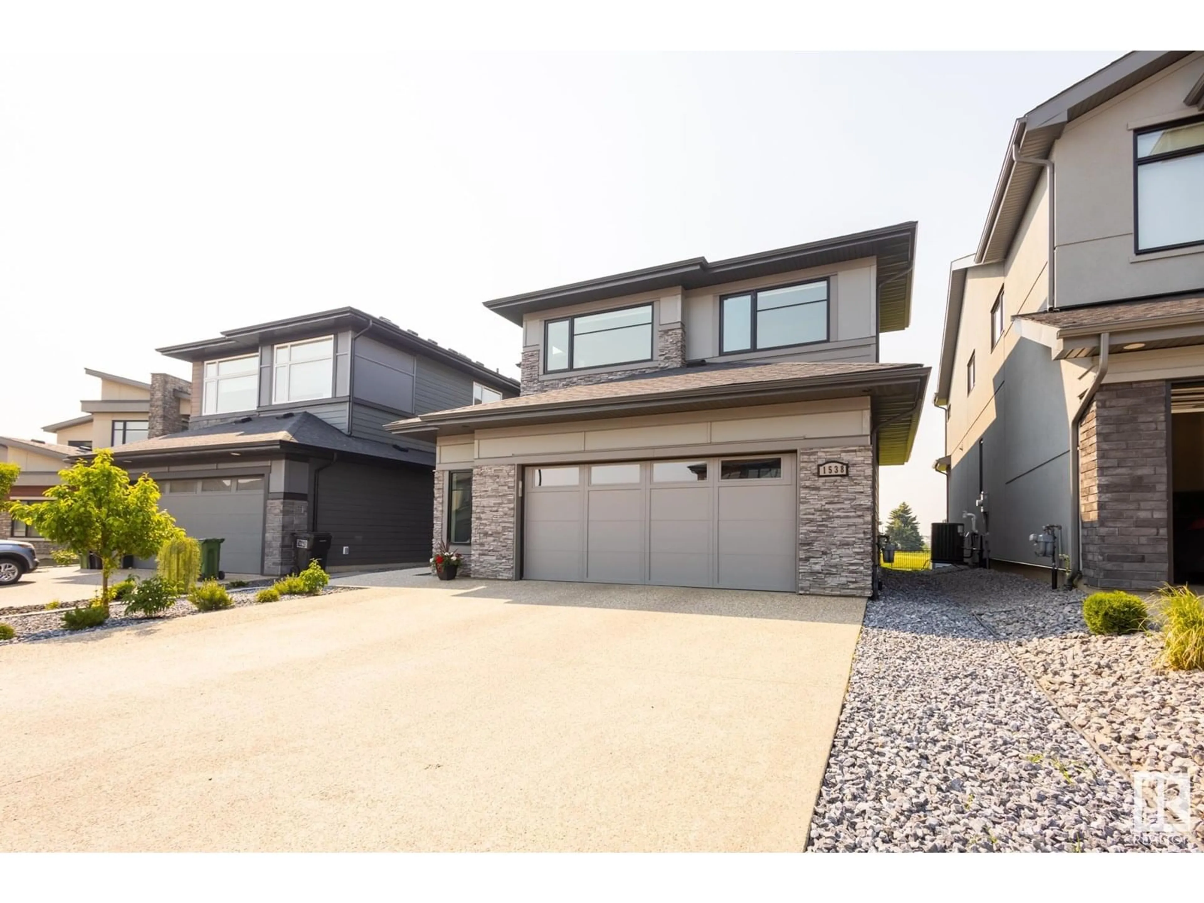 Home with vinyl exterior material, street for SW - 1538 HOWES PLACE, Edmonton Alberta T6W5B9