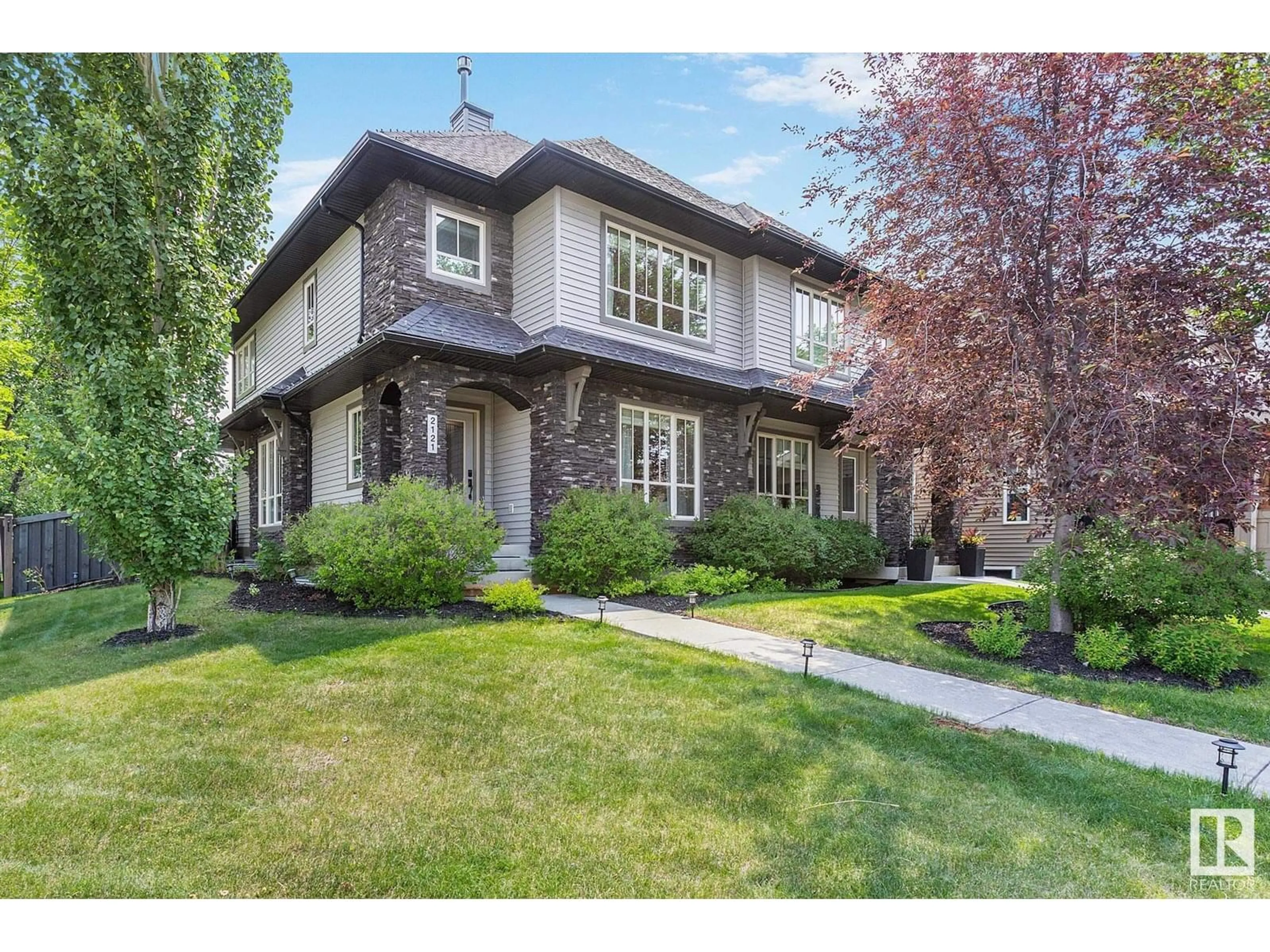 Home with brick exterior material, street for 2121 AUSTIN LINK, Edmonton Alberta T6W0L5