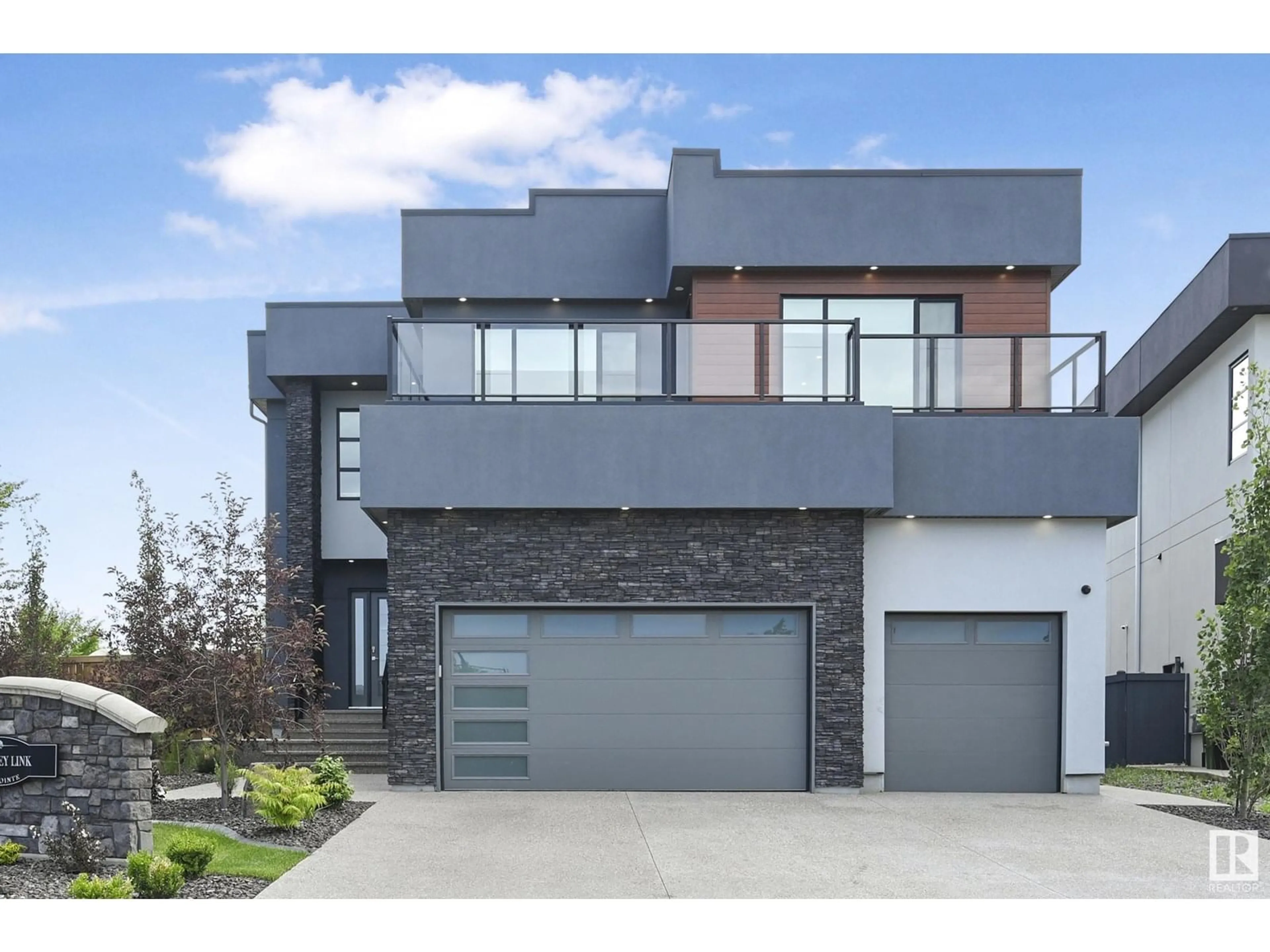 Home with brick exterior material, street for 5121 WOOLSEY LINK, Edmonton Alberta T6W2C1