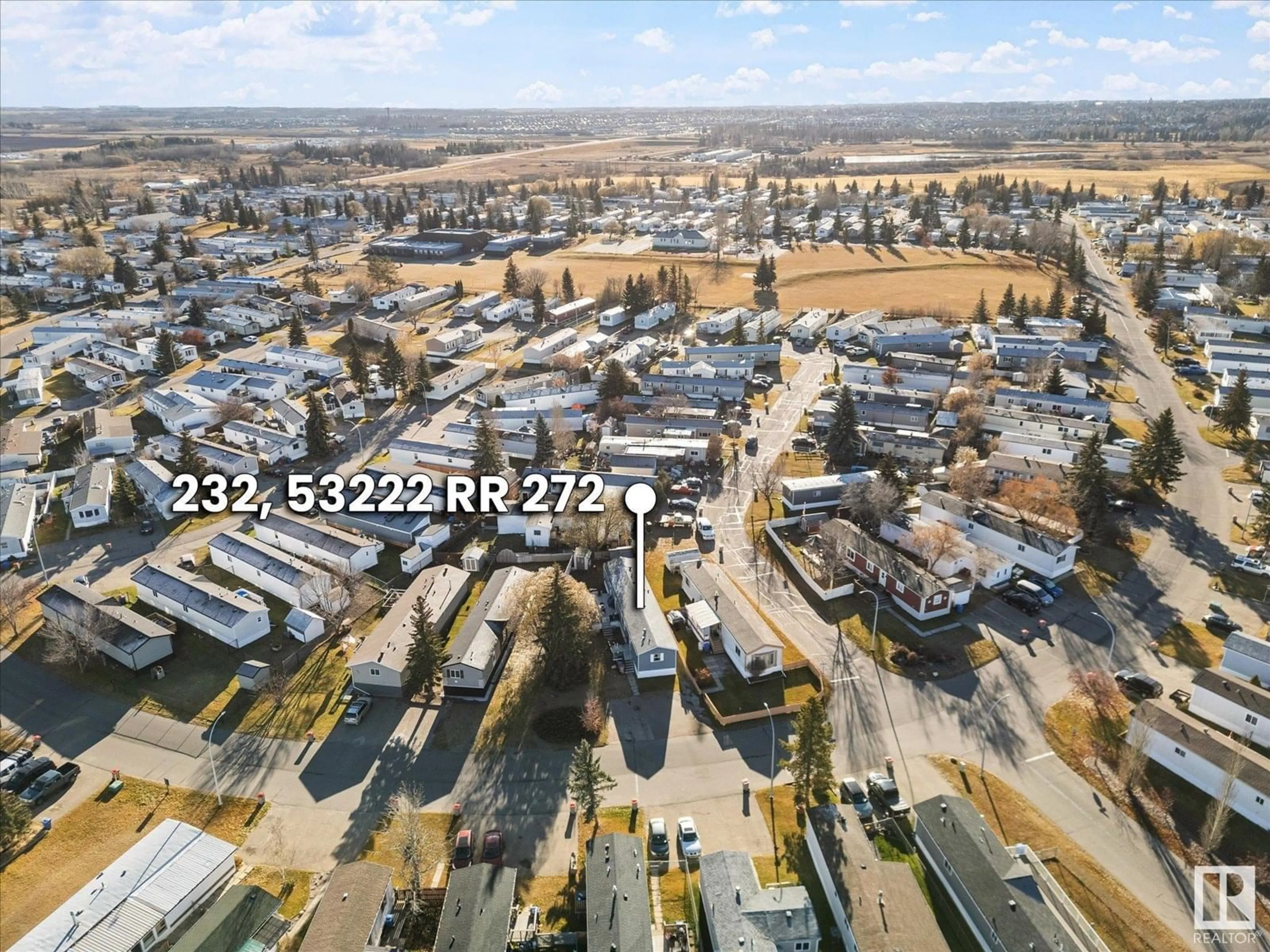 A pic from outside/outdoor area/front of a property/back of a property/a pic from drone, street for 53222 - 232 RANGE ROAD 272, Rural Parkland County Alberta T7X3N8