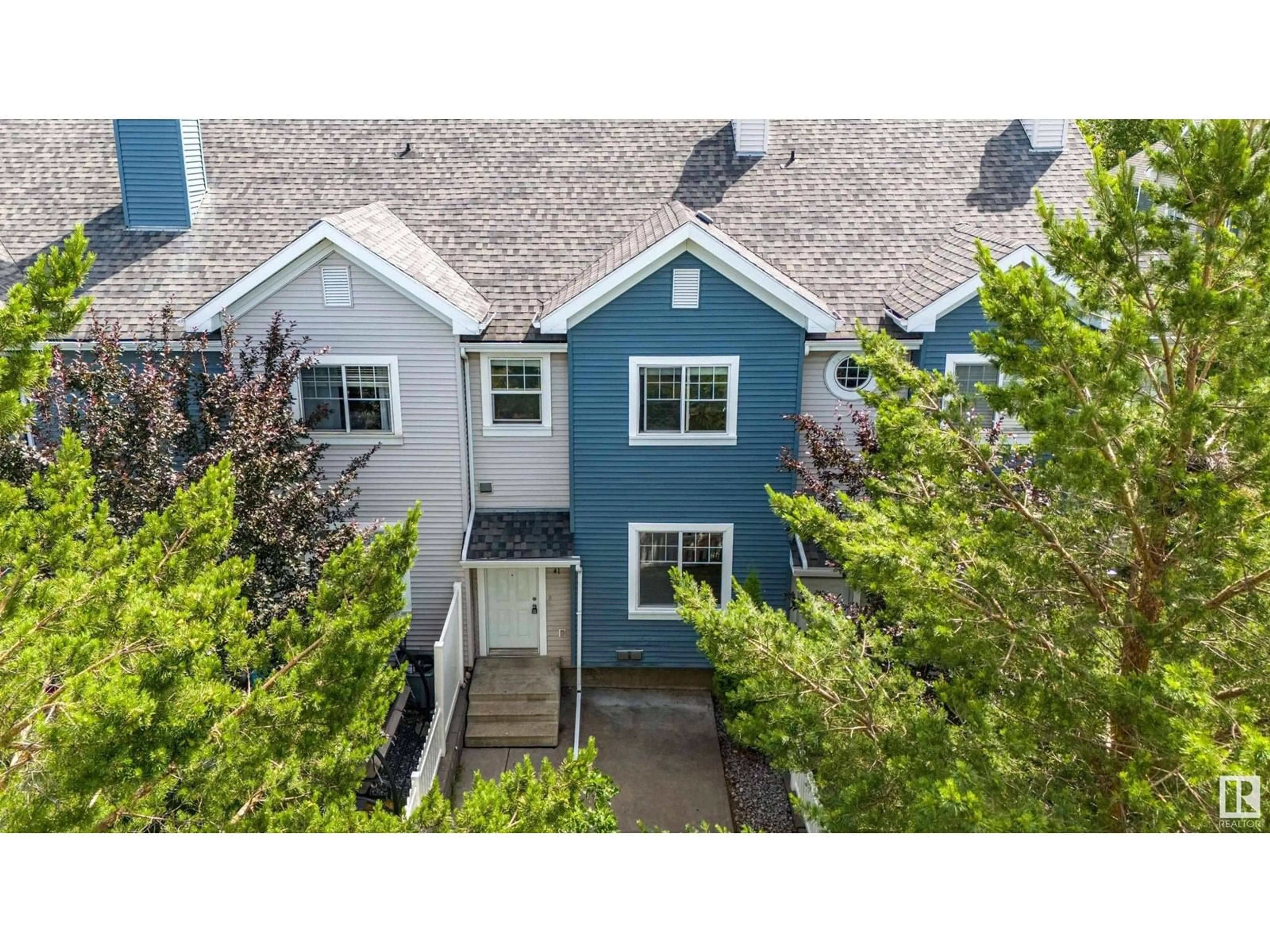 A pic from outside/outdoor area/front of a property/back of a property/a pic from drone, street for #41 - 8304 11 AV, Edmonton Alberta T6X1J8