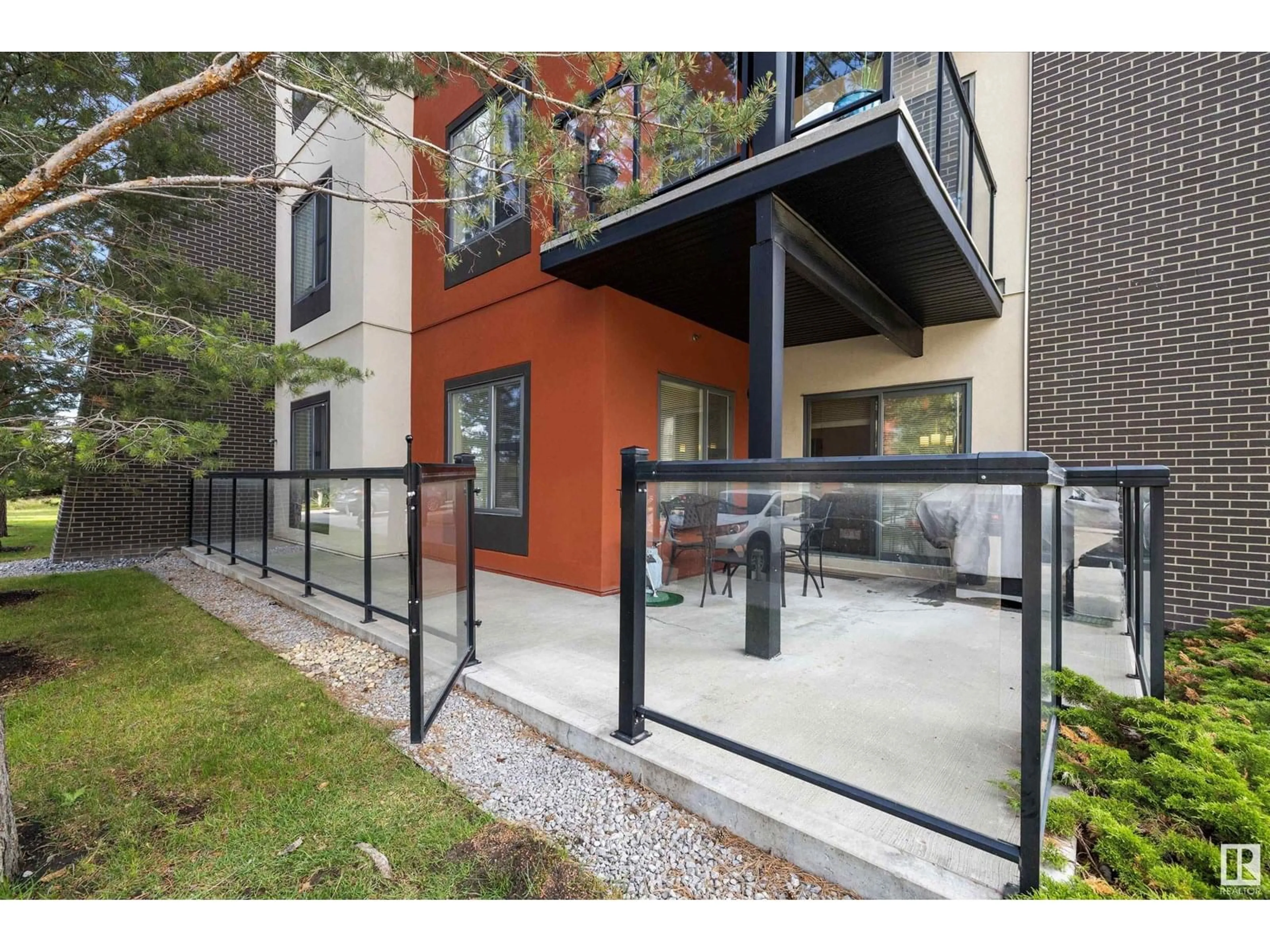 Patio, street for 304 - 127 AMBLESIDE LINK LI, Edmonton Alberta T6W0V2