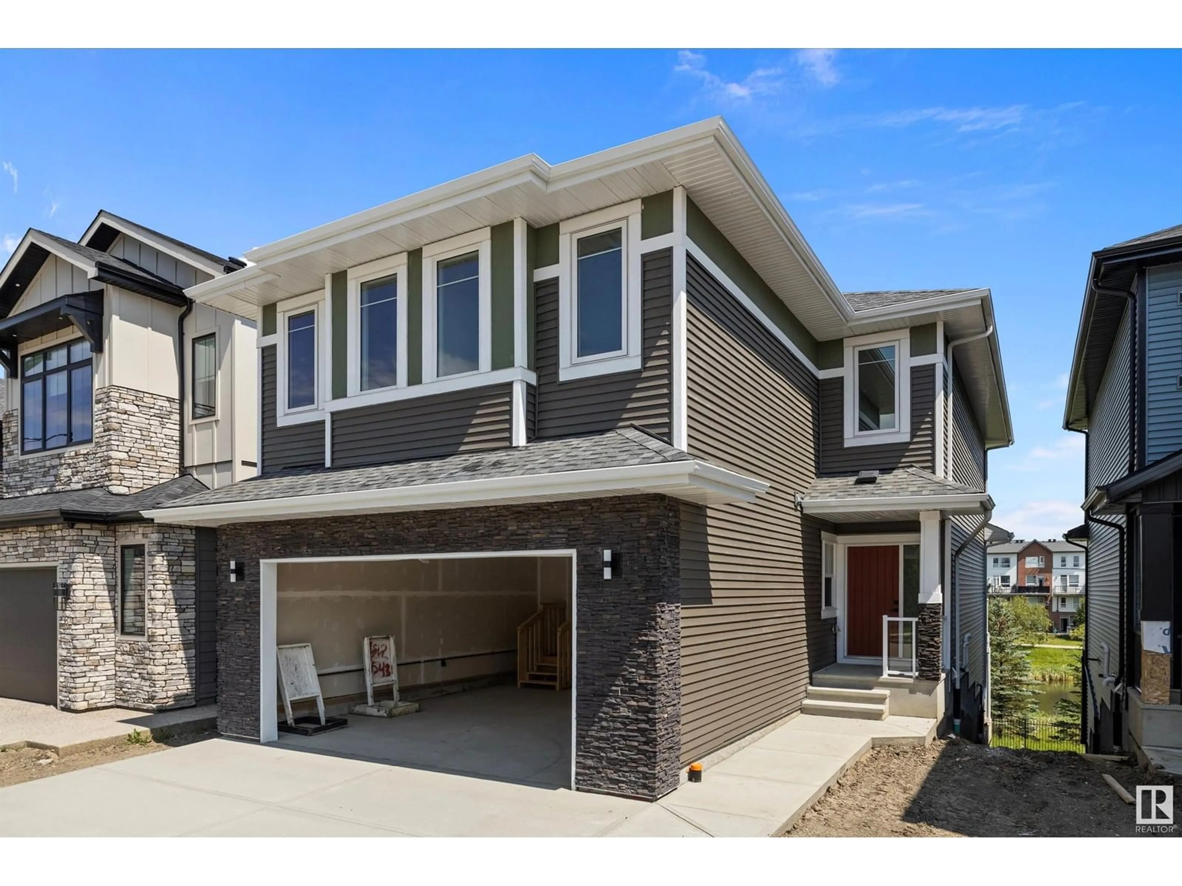 Home with brick exterior material, street for 6009 NADEN LANDING NW, Edmonton Alberta T5E6X6