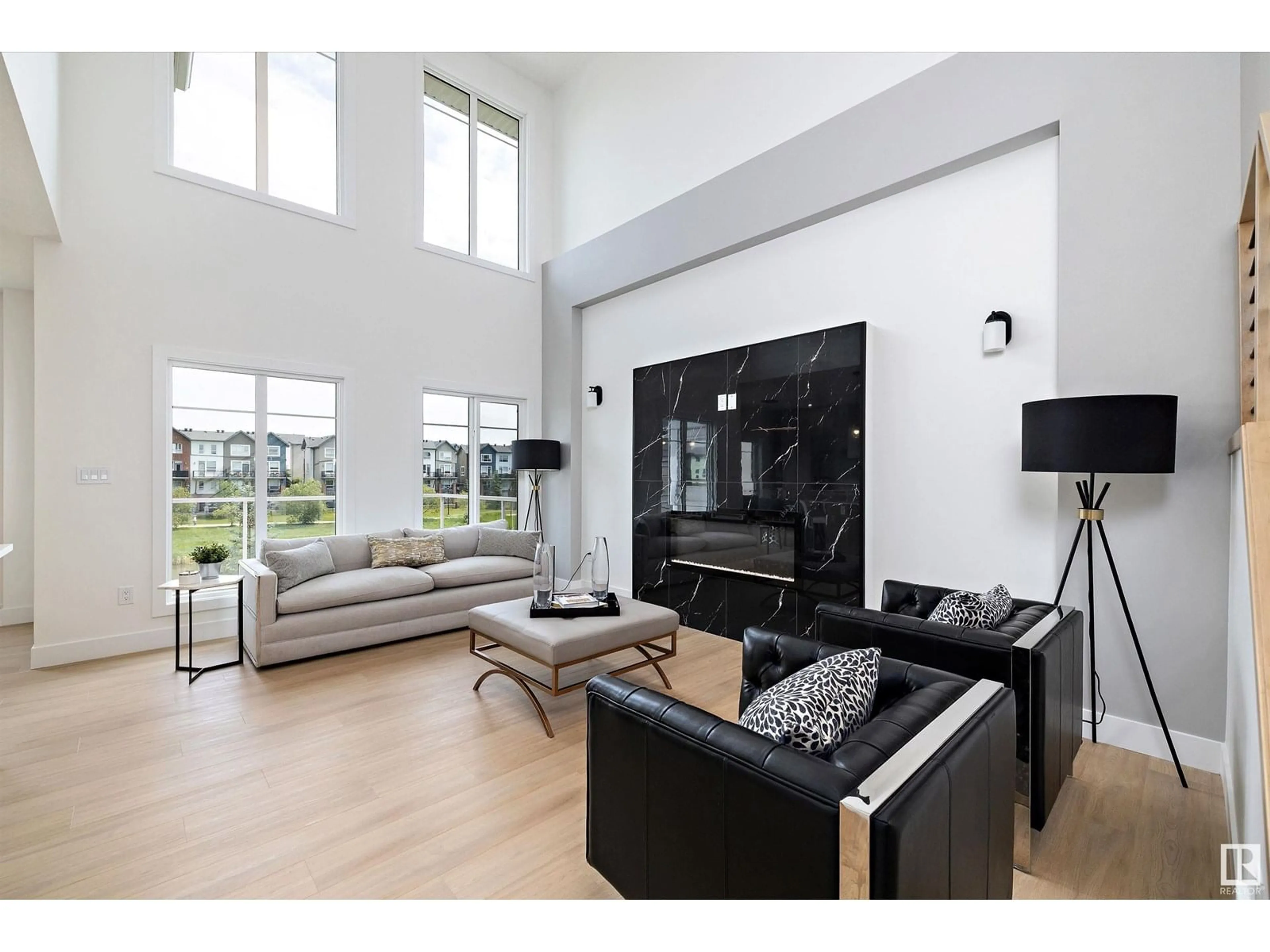 Living room with furniture, unknown for 6009 NADEN LANDING NW, Edmonton Alberta T5E6X6