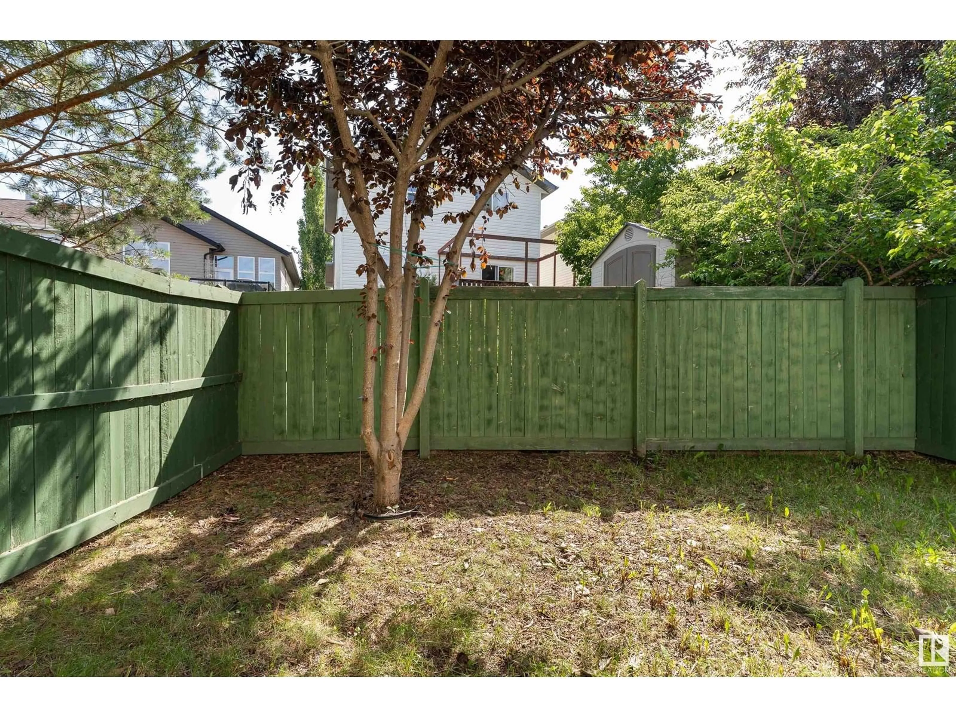 Patio, forest/trees view for 219 - 23 CHARLOTTE WY, Sherwood Park Alberta T8H0T3