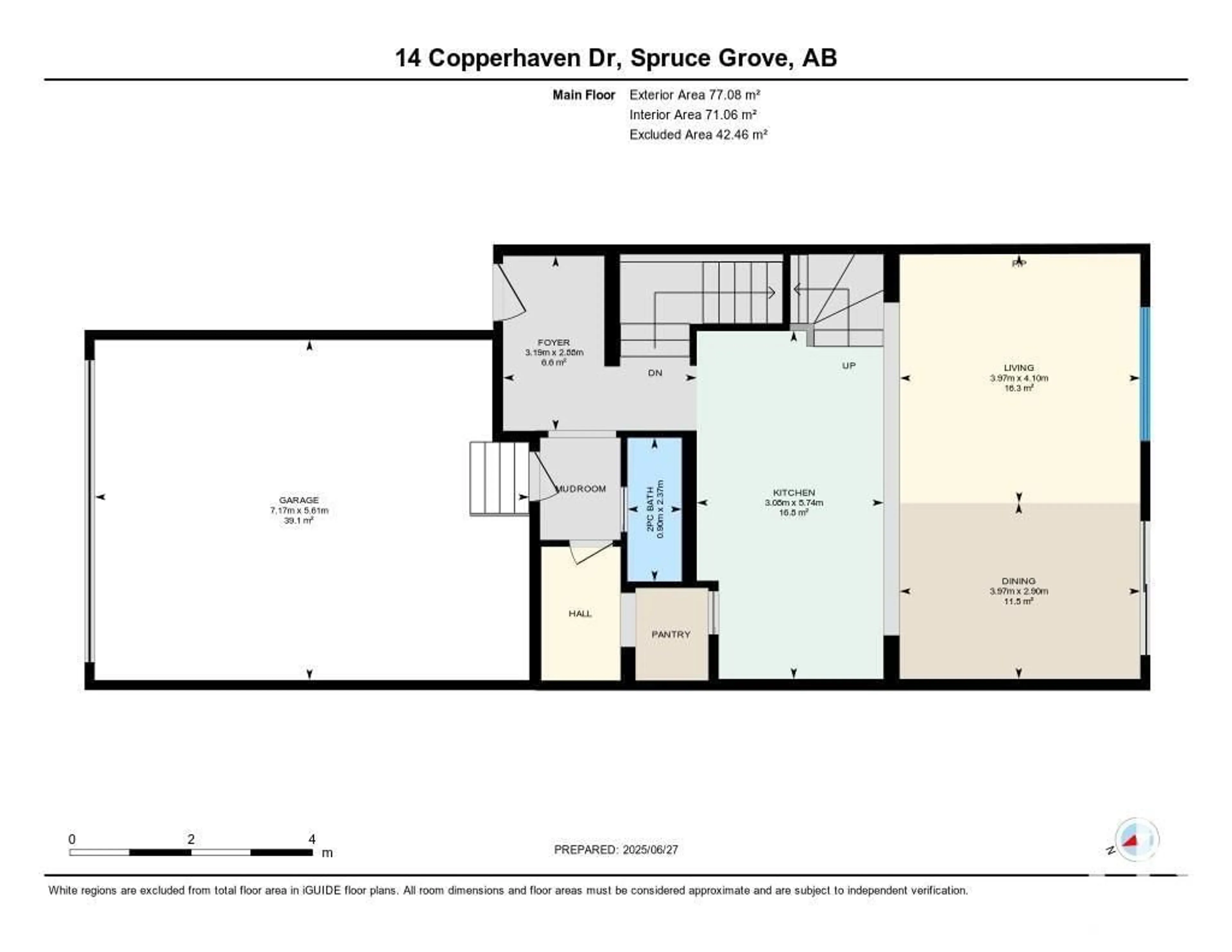 Floor plan for 14 COPPERHAVEN DR, Spruce Grove Alberta T7X0Y6