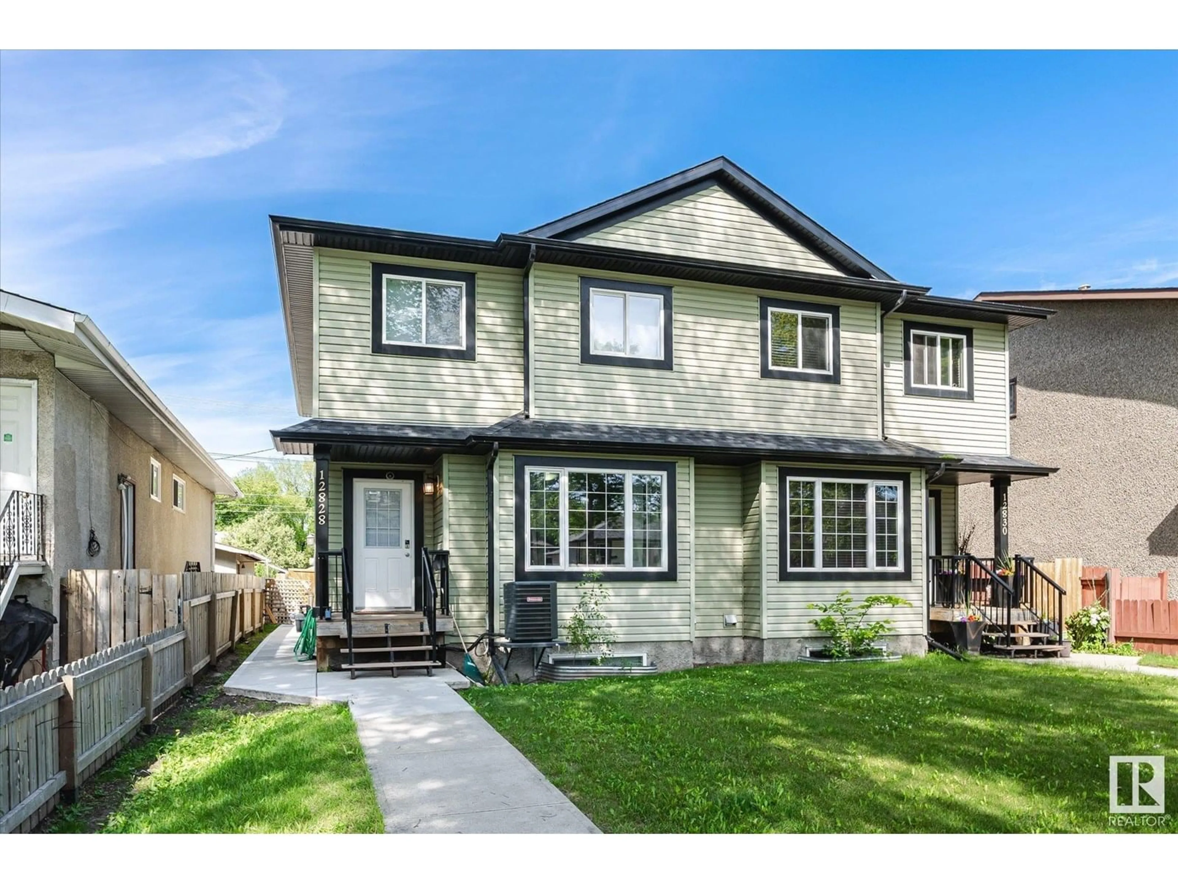 Home with brick exterior material, street for NW - 12828 123A ST, Edmonton Alberta T5L0K7