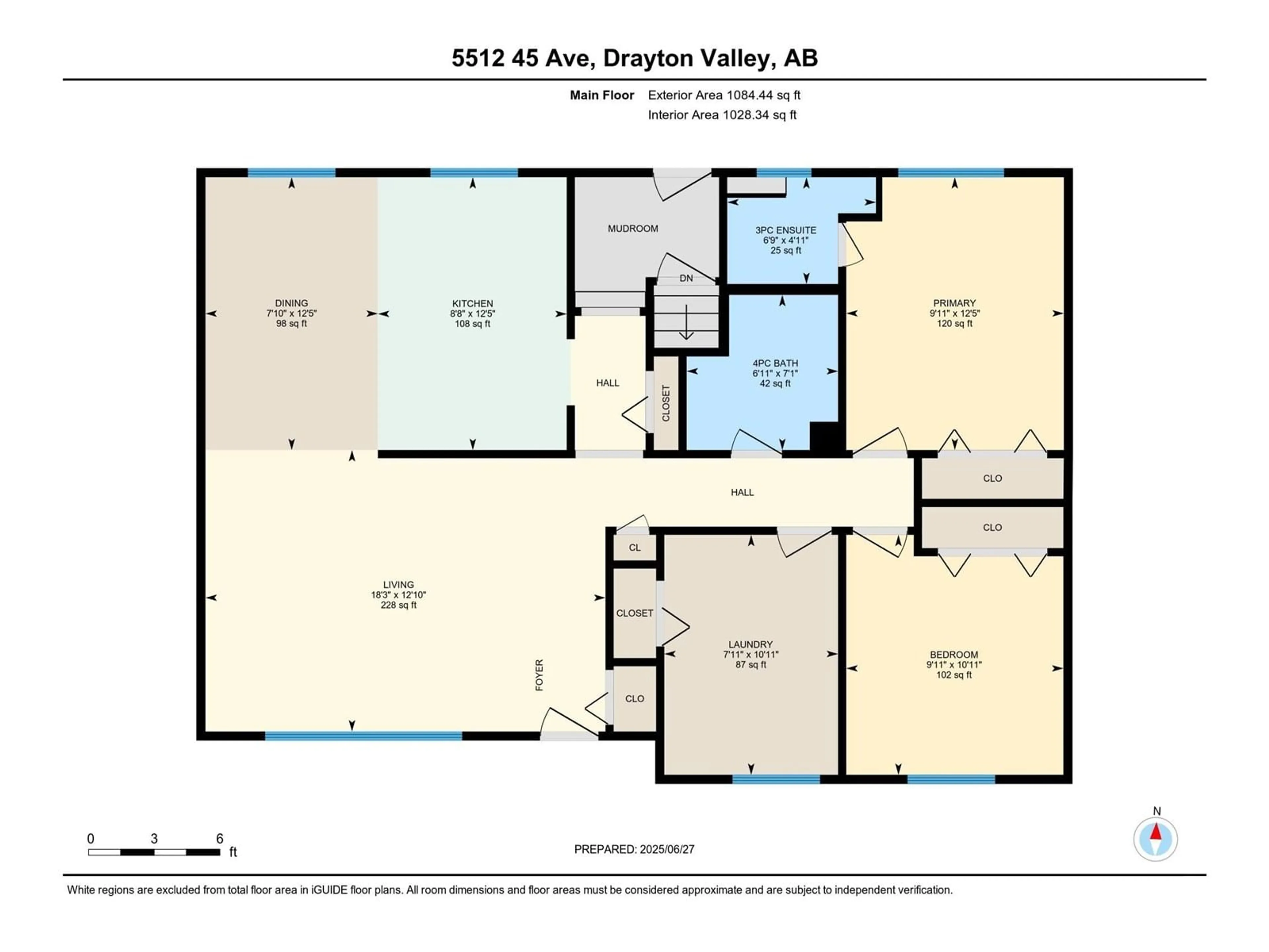 Floor plan for 5512 45 AVENUE, Drayton Valley Alberta T7A1K3