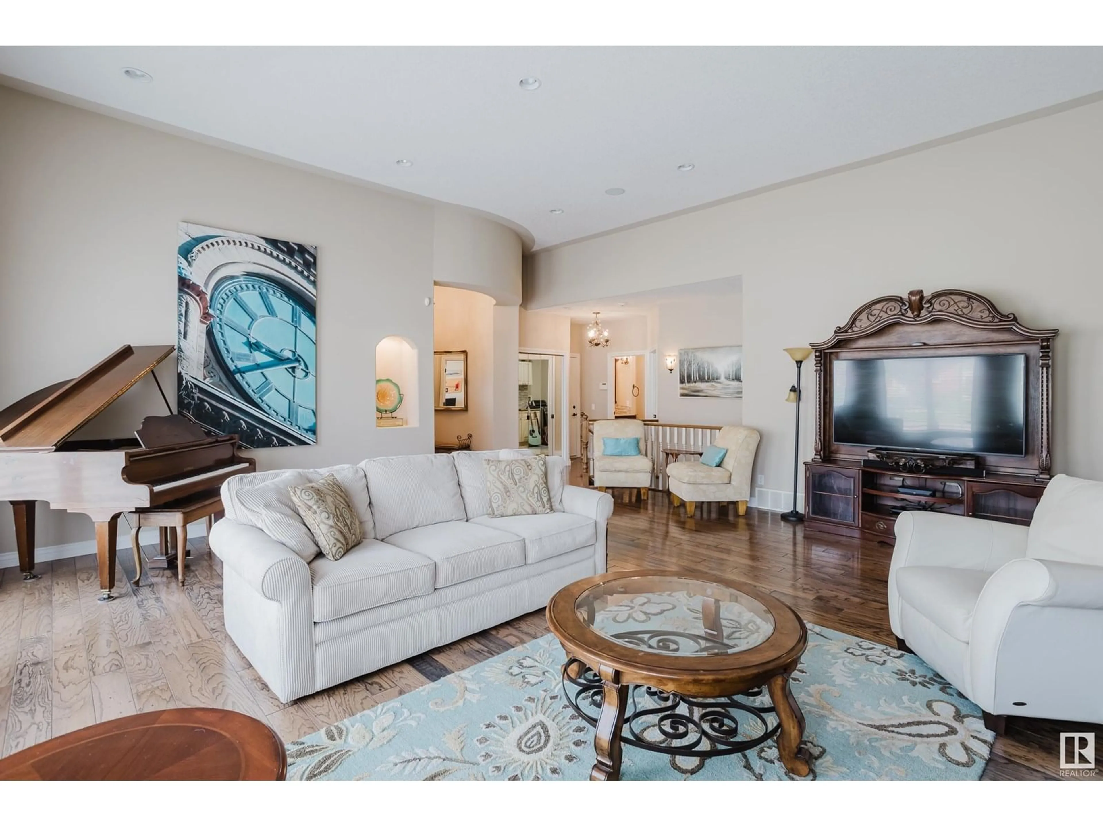 Living room with furniture, unknown for #18 - 1225 WANYANDI RD, Edmonton Alberta T6M2W7