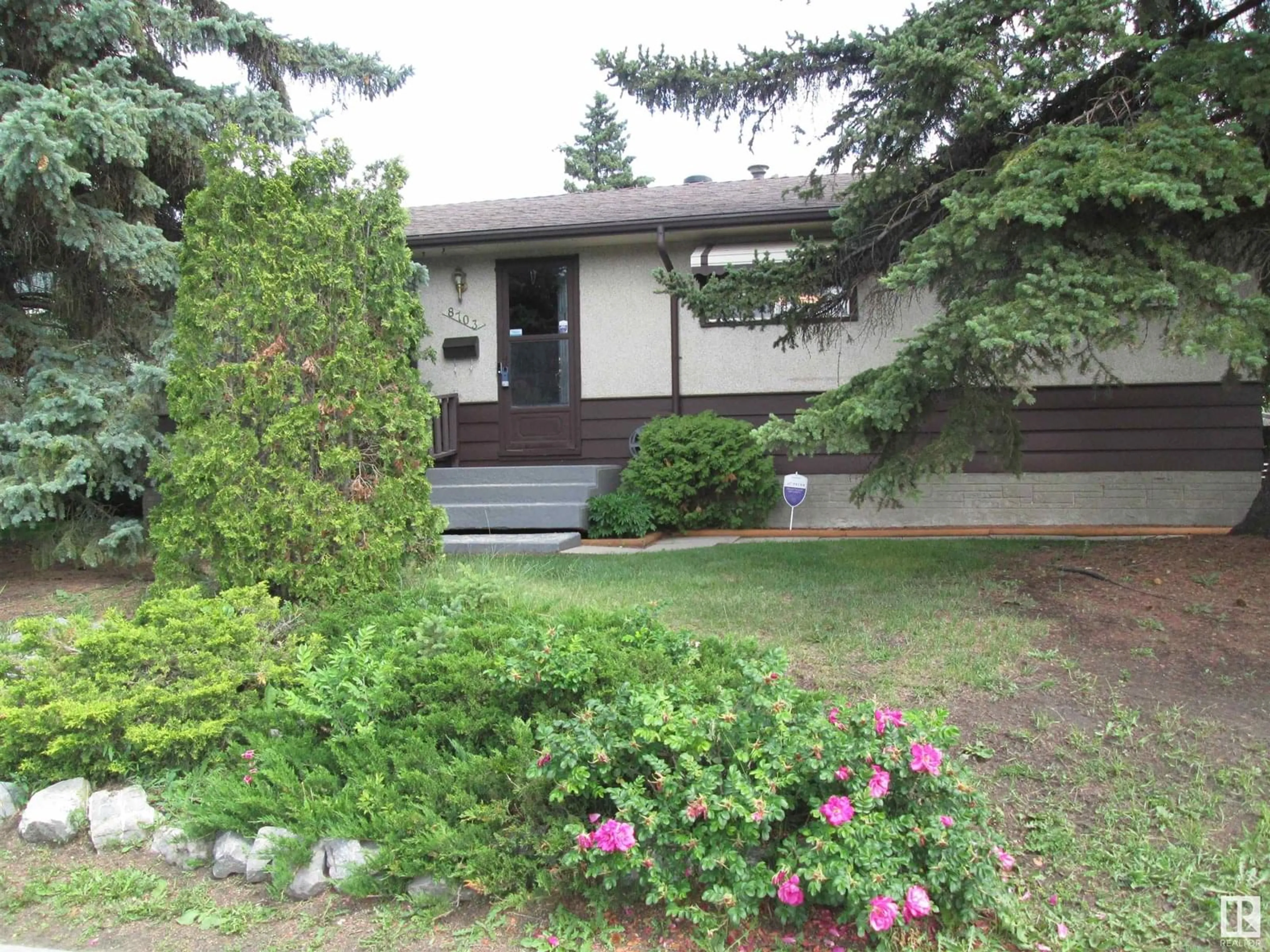 Home with vinyl exterior material, street for NW - 8703 163 ST, Edmonton Alberta T5R2N7