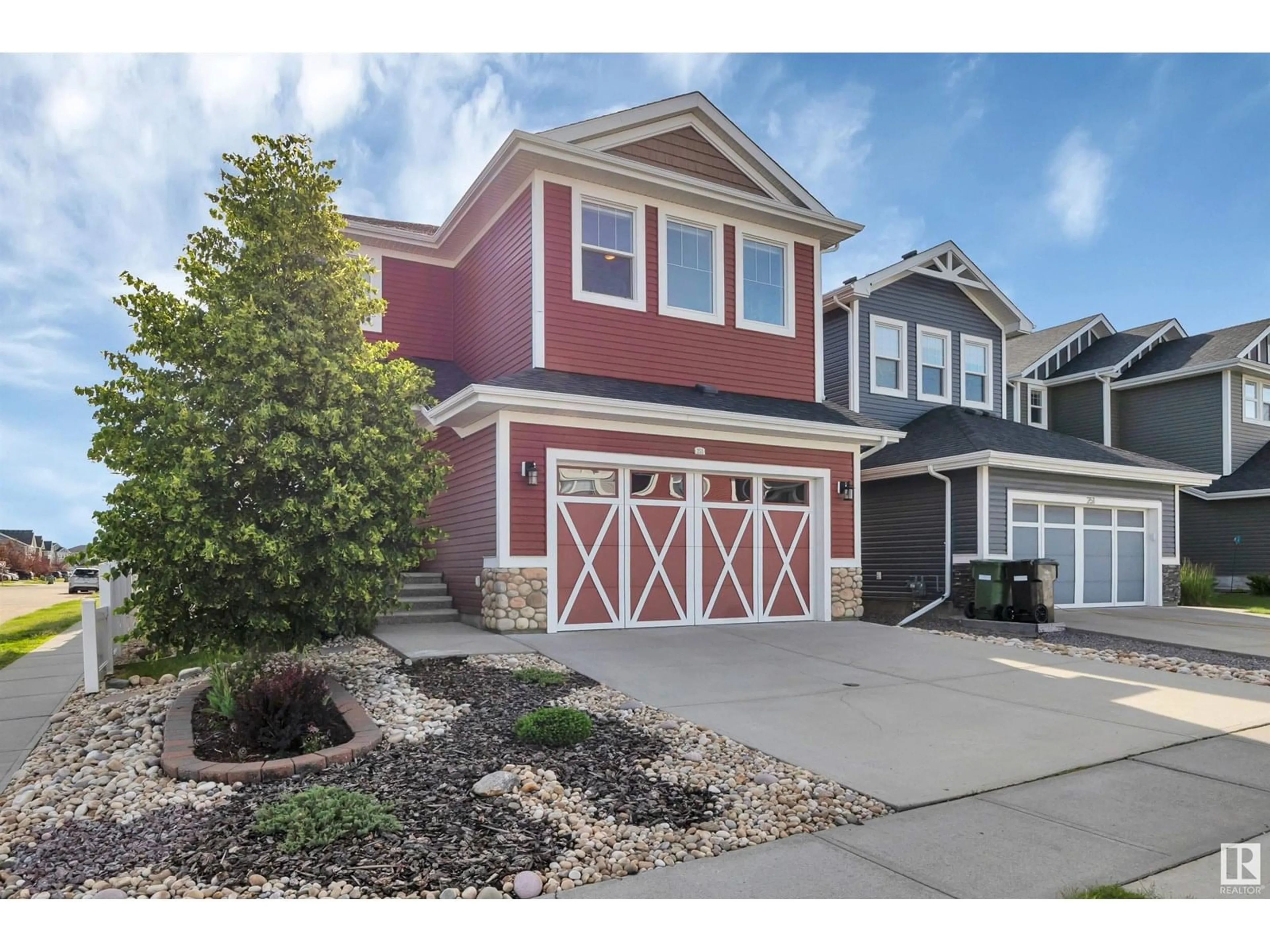 Home with vinyl exterior material, street for 253 SHEPPARD CI, Leduc Alberta T9E0T5