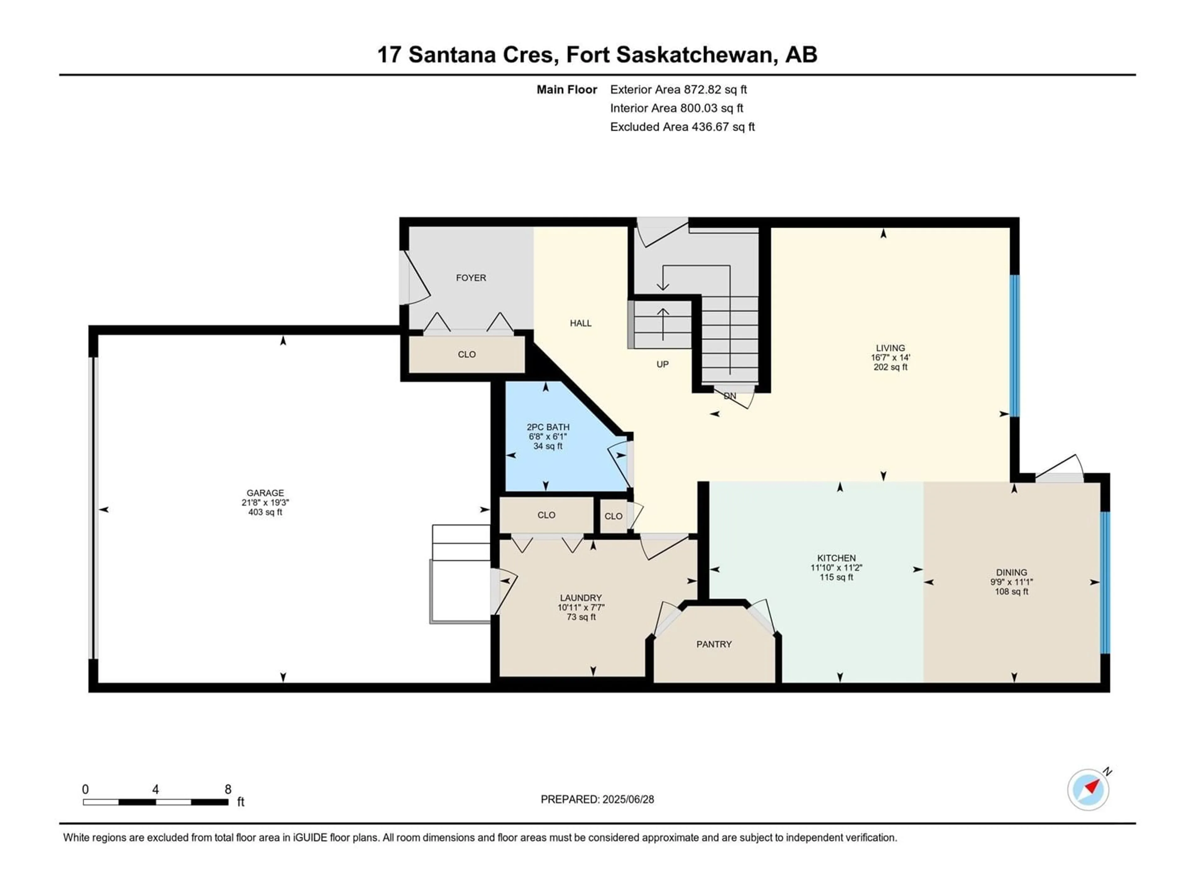 Floor plan for 14 SANTANA CRES, Fort Saskatchewan Alberta T8L0N7