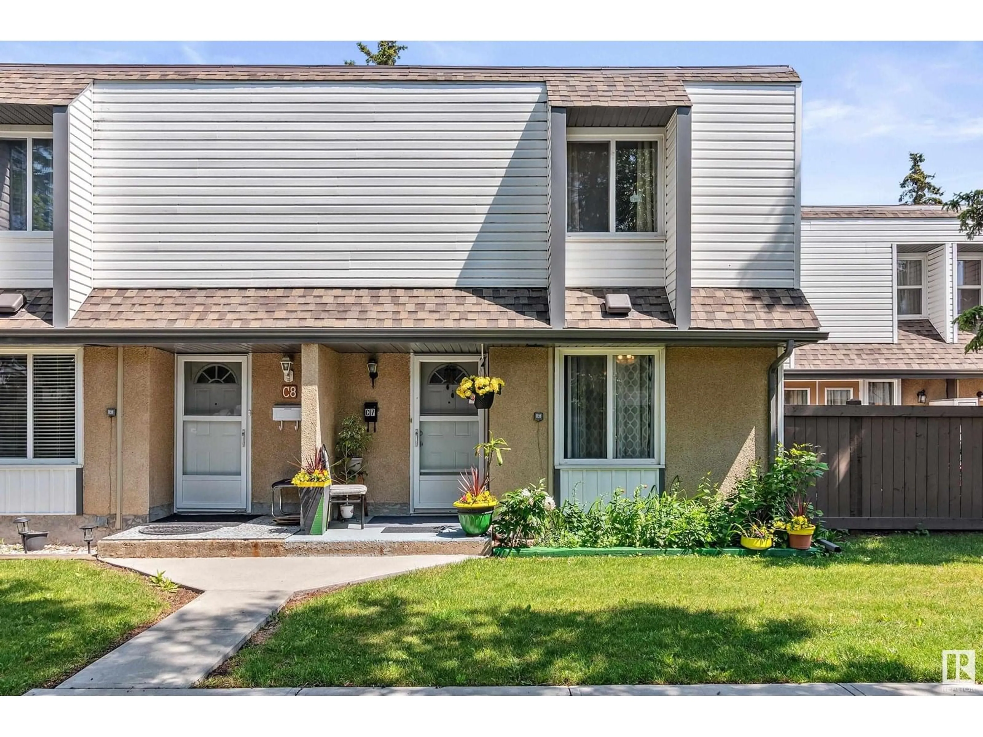 Home with vinyl exterior material, street for NW - C7 GARDEN GROVE GV, Edmonton Alberta T6J2L3