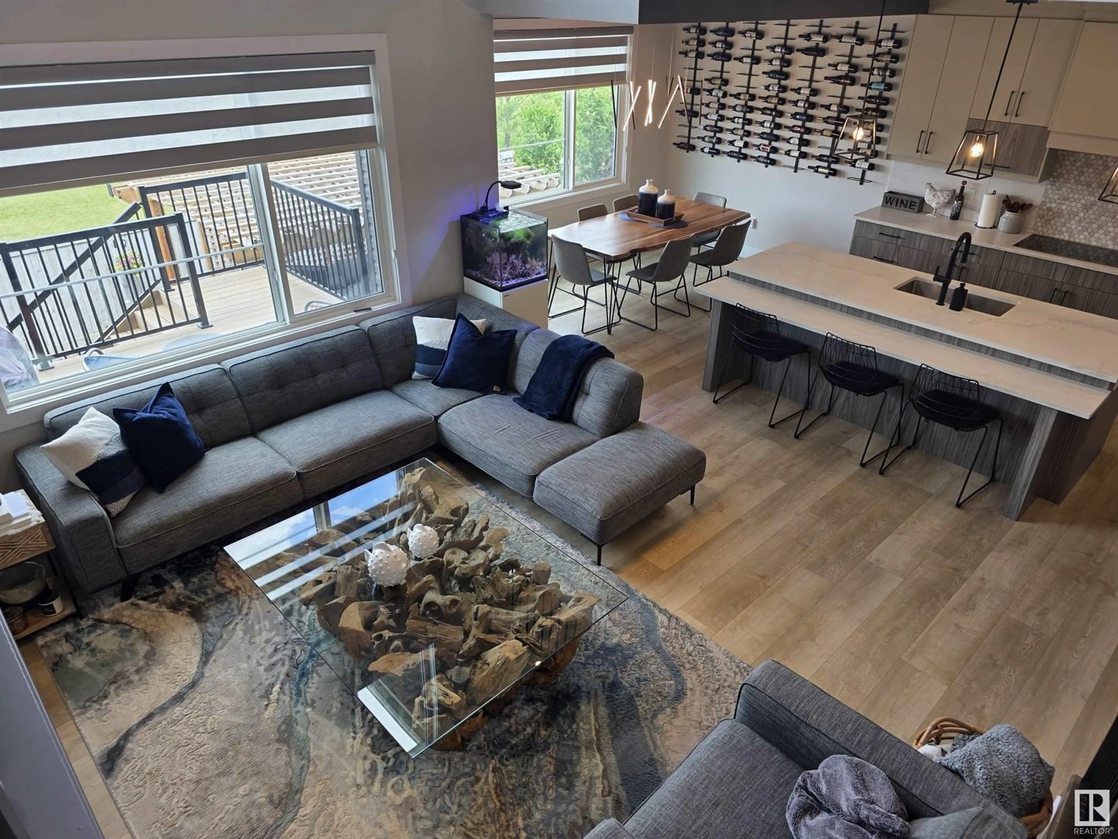 Living room with furniture, unknown for 570 MEADOWVIEW DR, Fort Saskatchewan Alberta T8L0X1