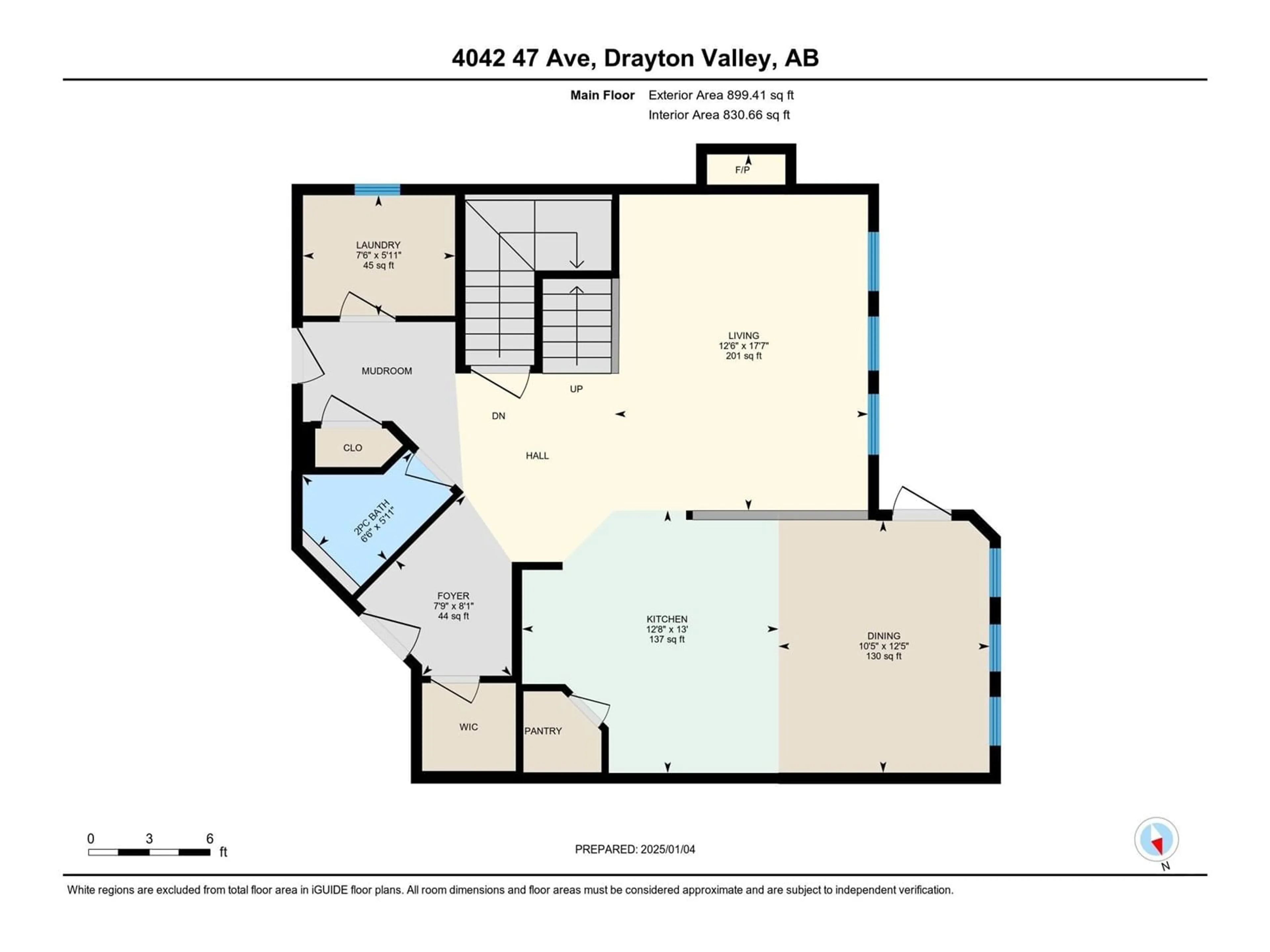 Floor plan for 4042 47 AVENUE, Drayton Valley Alberta T7A0A2