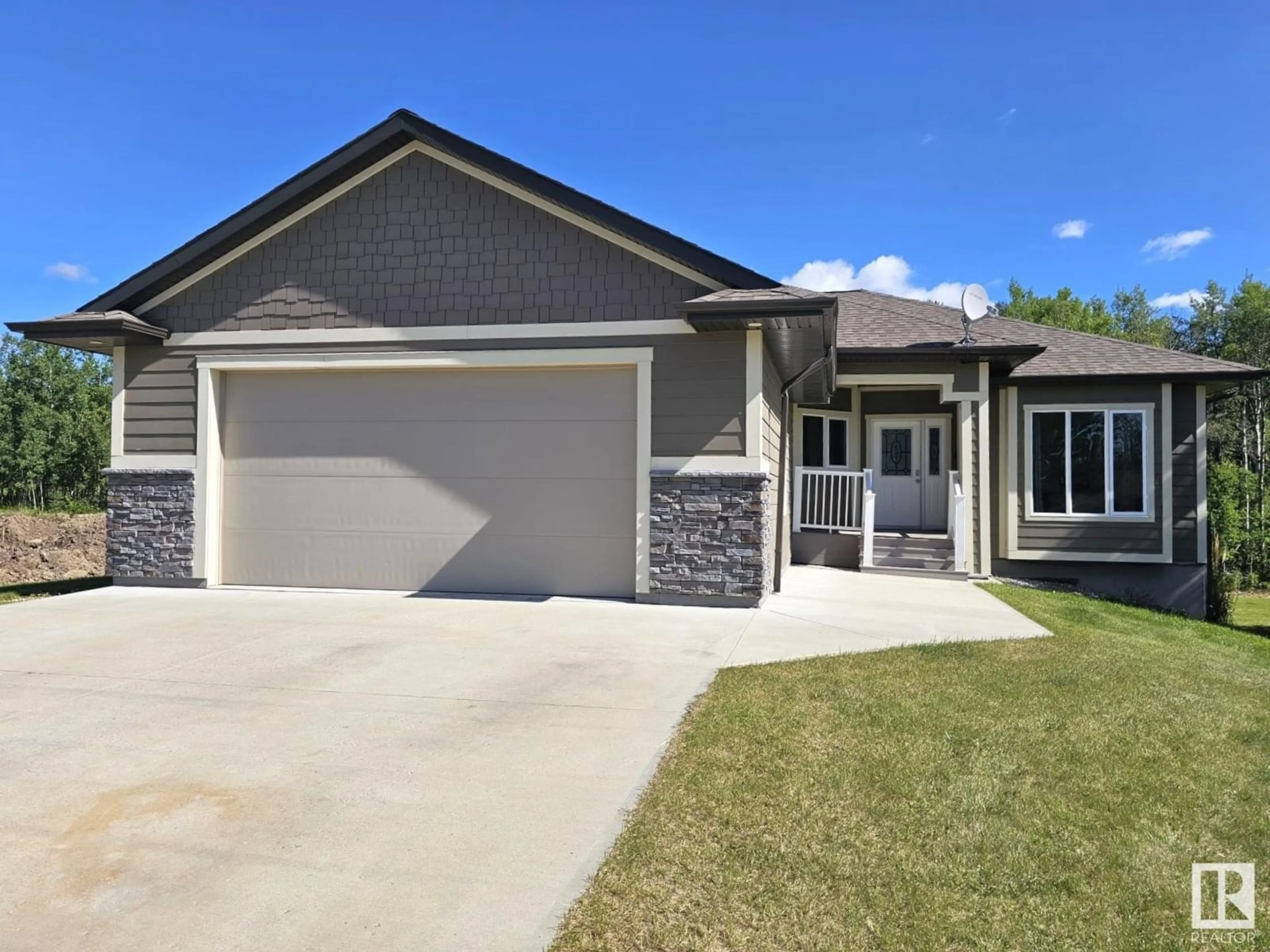 Home with brick exterior material, street for 109 - 49119 RANGE ROAD 73, Rural Brazeau County Alberta T7A2A2