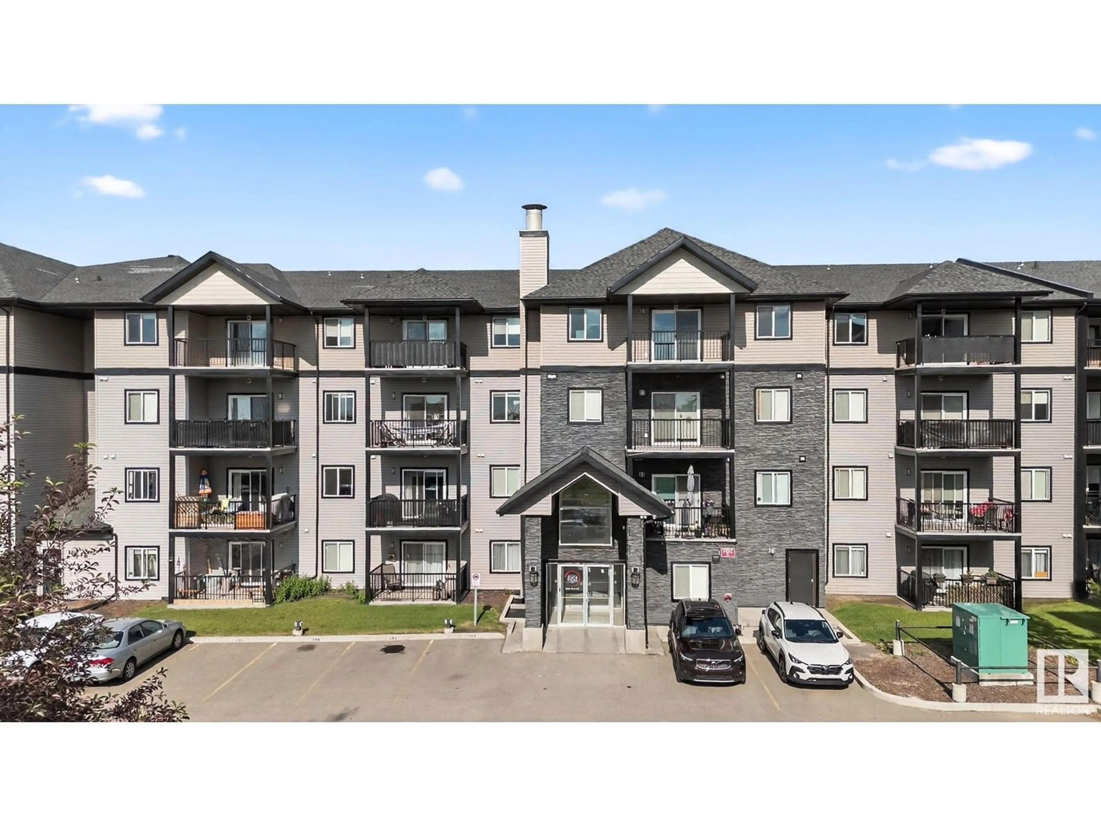 A pic from outside/outdoor area/front of a property/back of a property/a pic from drone, unknown for #402 - 14808 125 ST NW, Edmonton Alberta T5X0G1