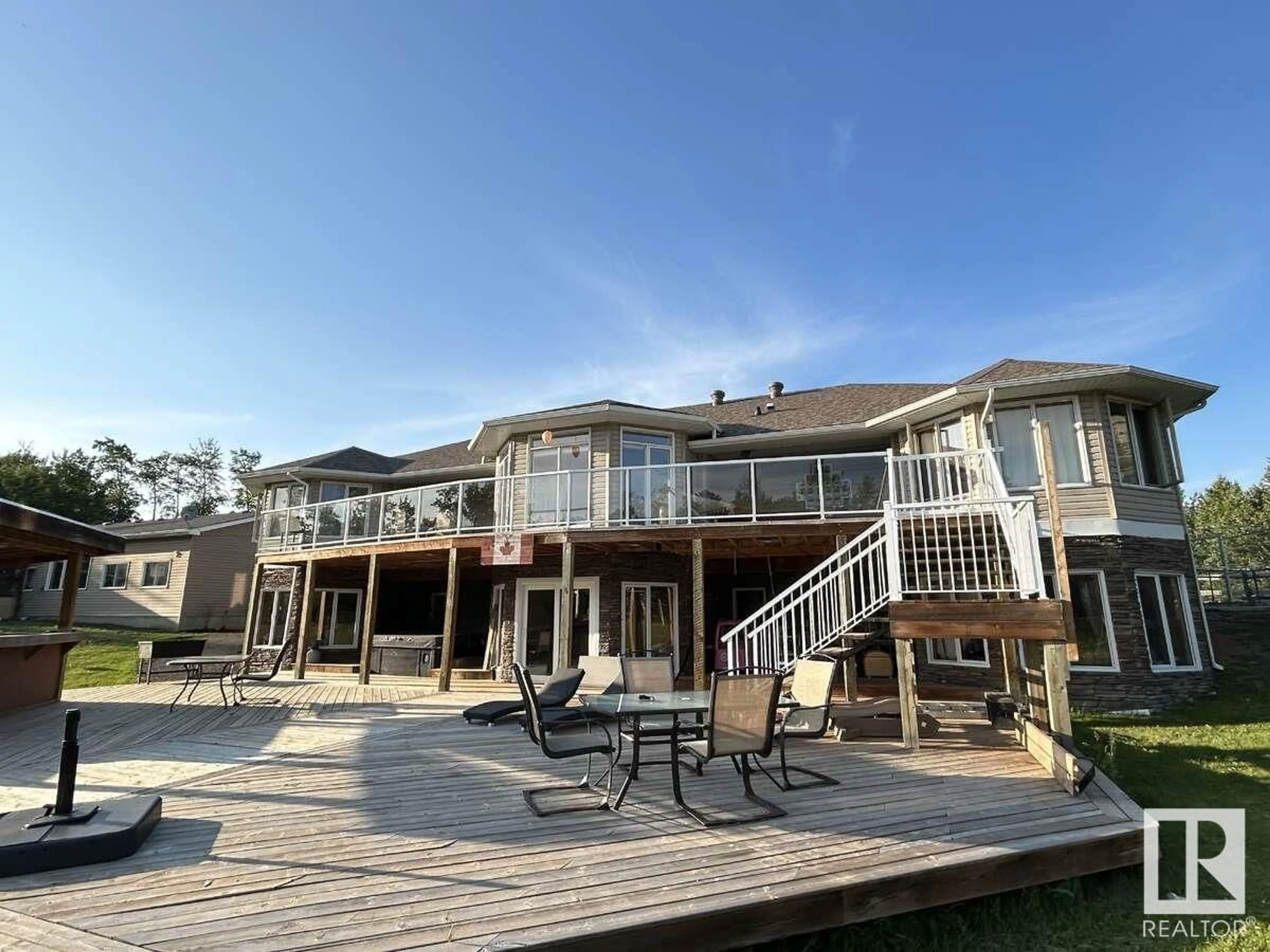 Patio, water/lake/river/ocean view for 51219 - 73 RANGE ROAD 195, Rural Beaver County Alberta T0B4J1