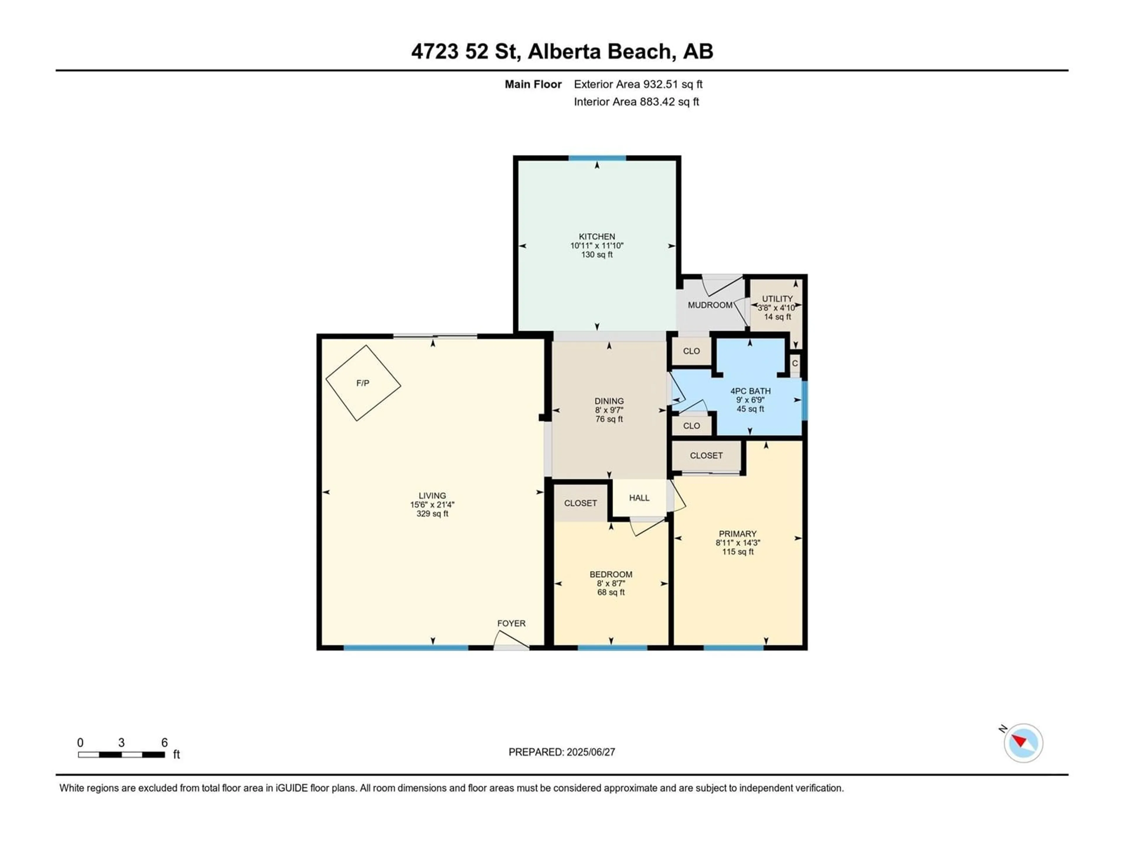 Floor plan for 4723 52 ST, Rural Lac Ste. Anne County Alberta T0E0A0