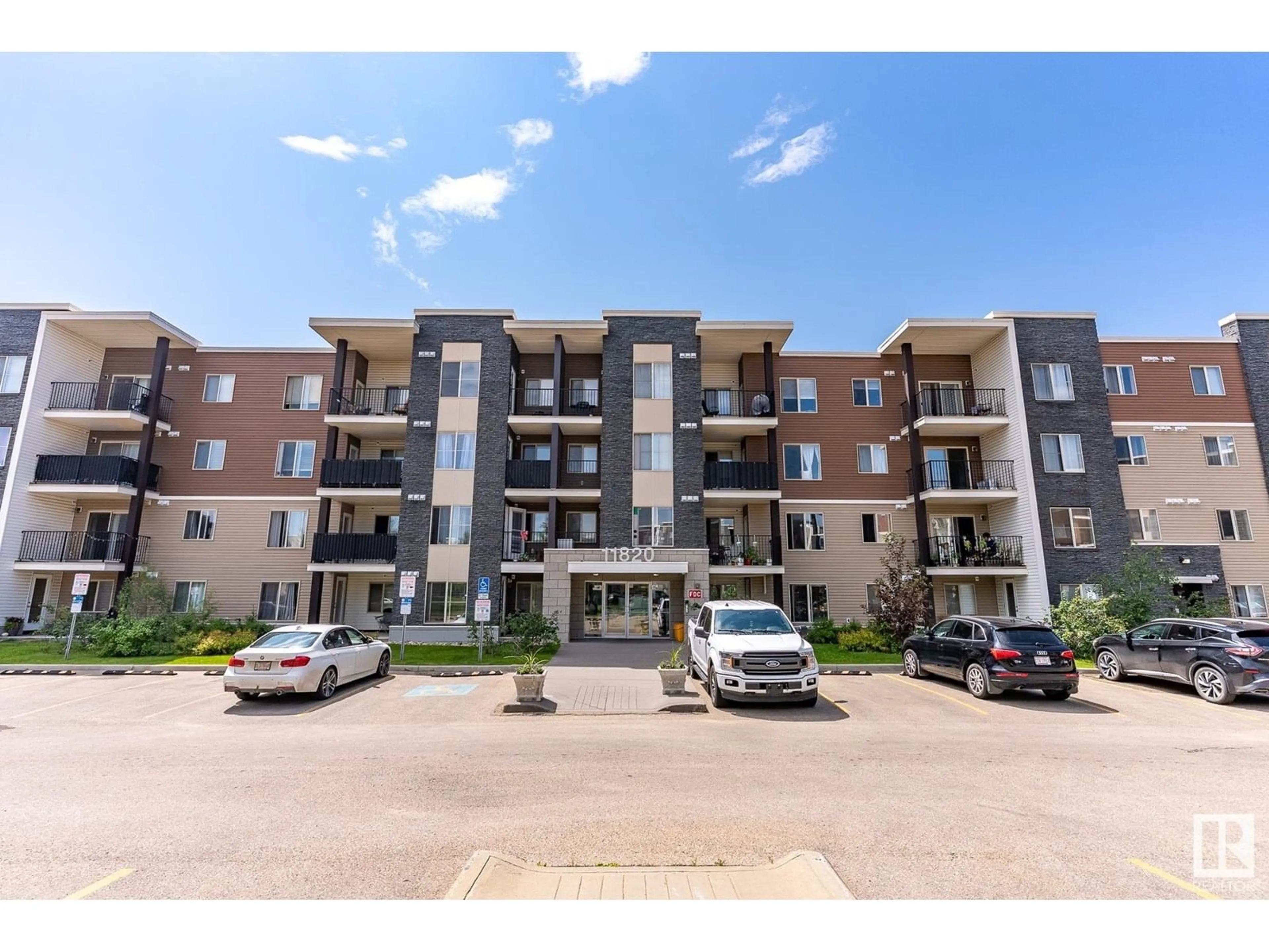 A pic from outside/outdoor area/front of a property/back of a property/a pic from drone, unknown for #312 - 11820 22 AV, Edmonton Alberta T6W2A2