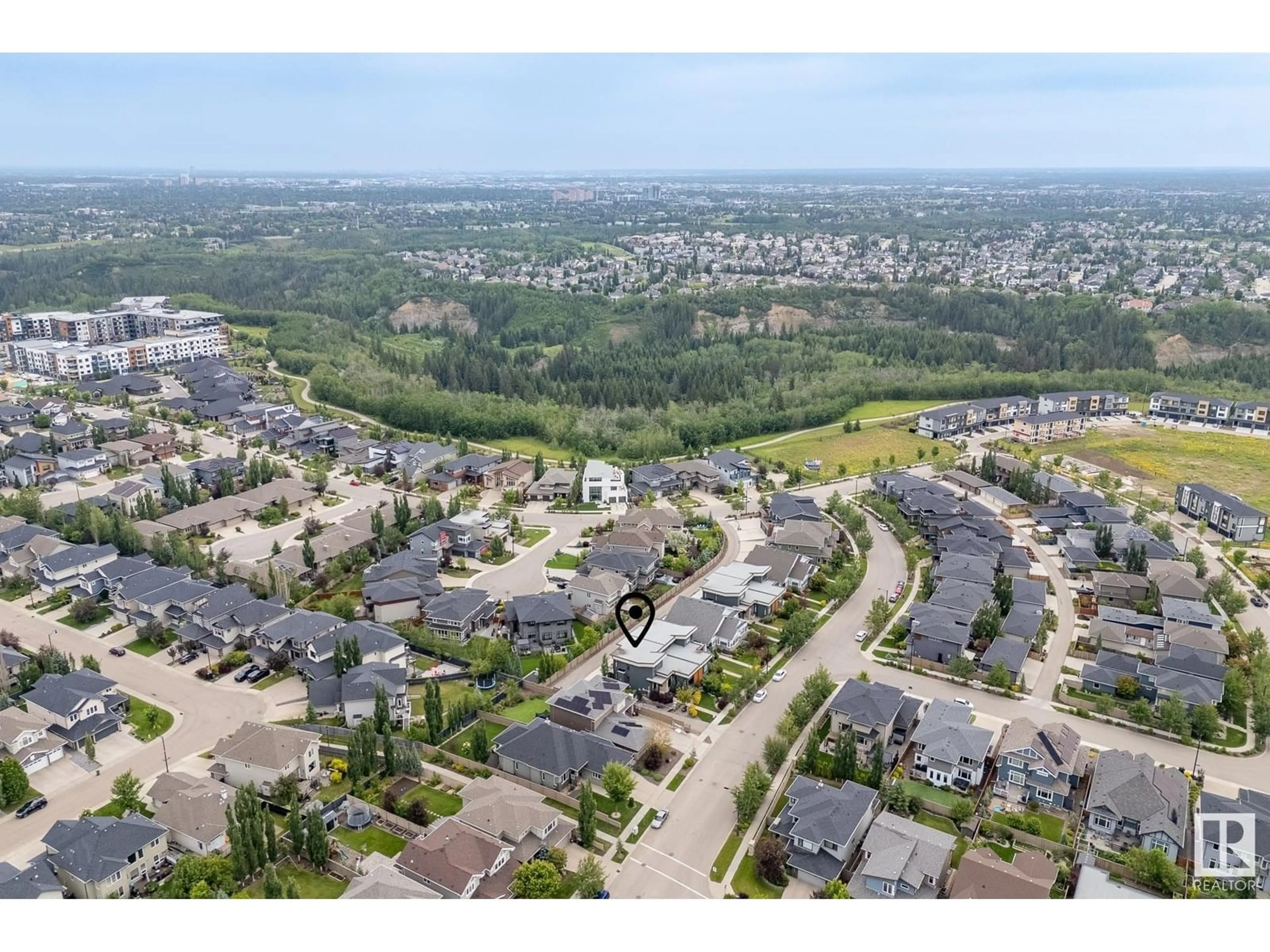 A pic from outside/outdoor area/front of a property/back of a property/a pic from drone, unknown for #312 - 11820 22 AV, Edmonton Alberta T6W2A2