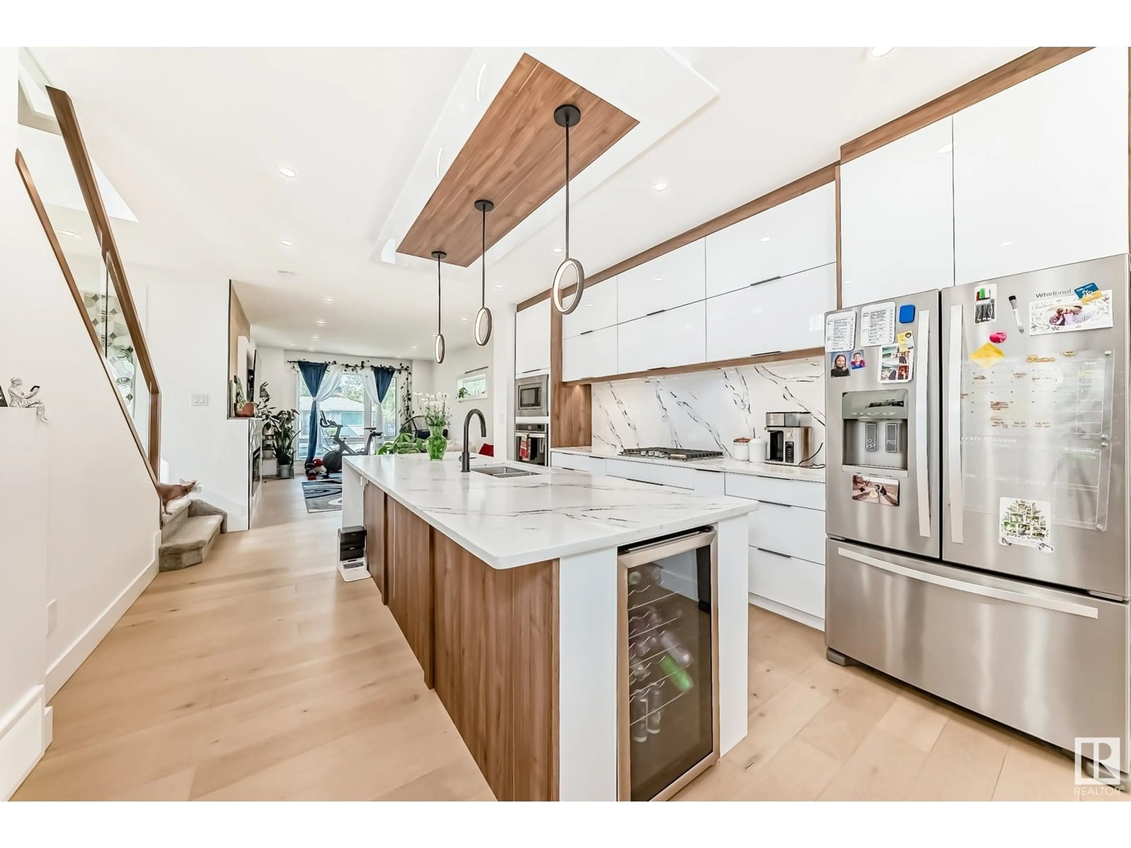 Open concept kitchen, unknown for 11537 80 AV, Edmonton Alberta T6G0R7