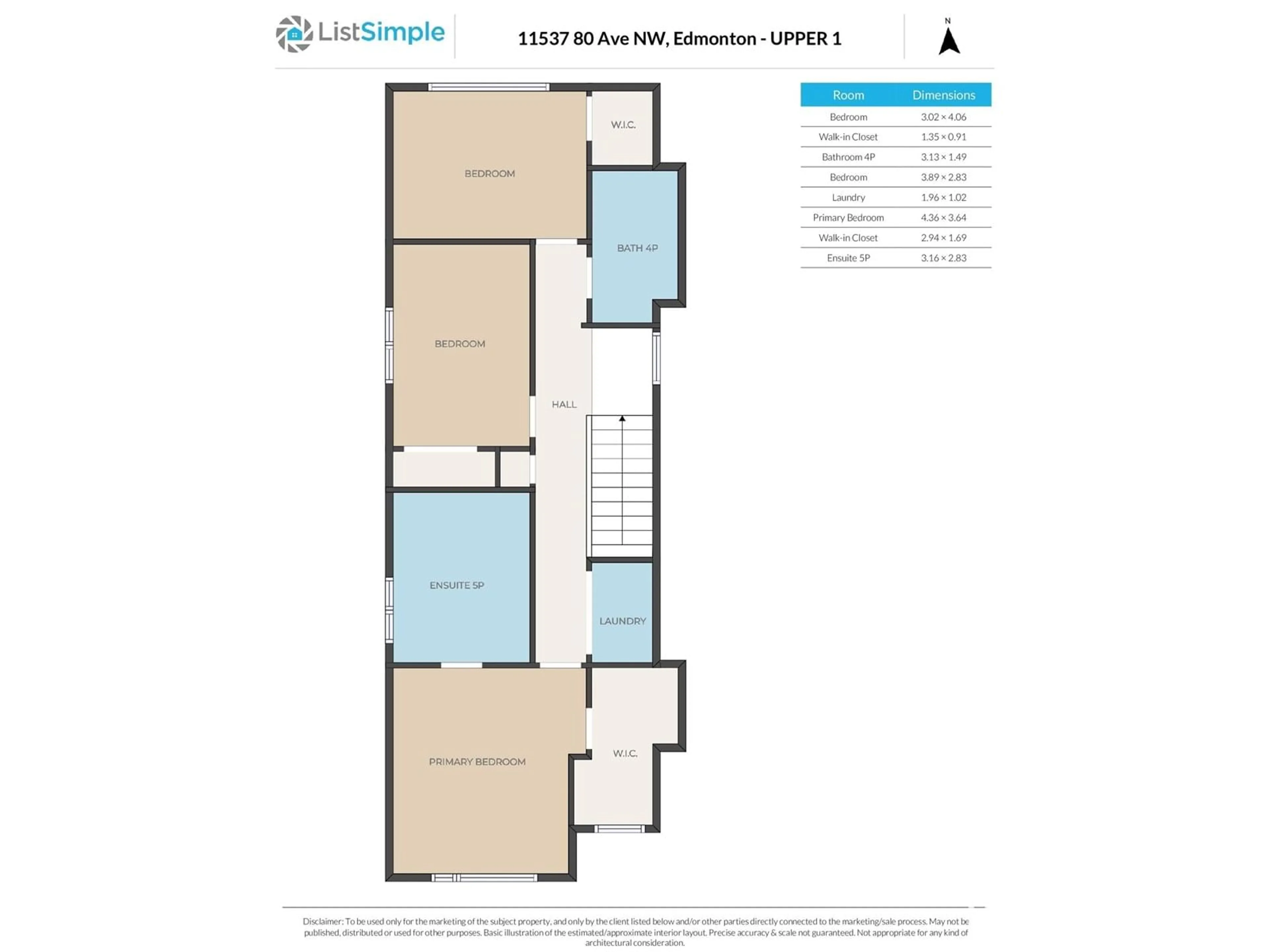 Floor plan for 11537 80 AV, Edmonton Alberta T6G0R7