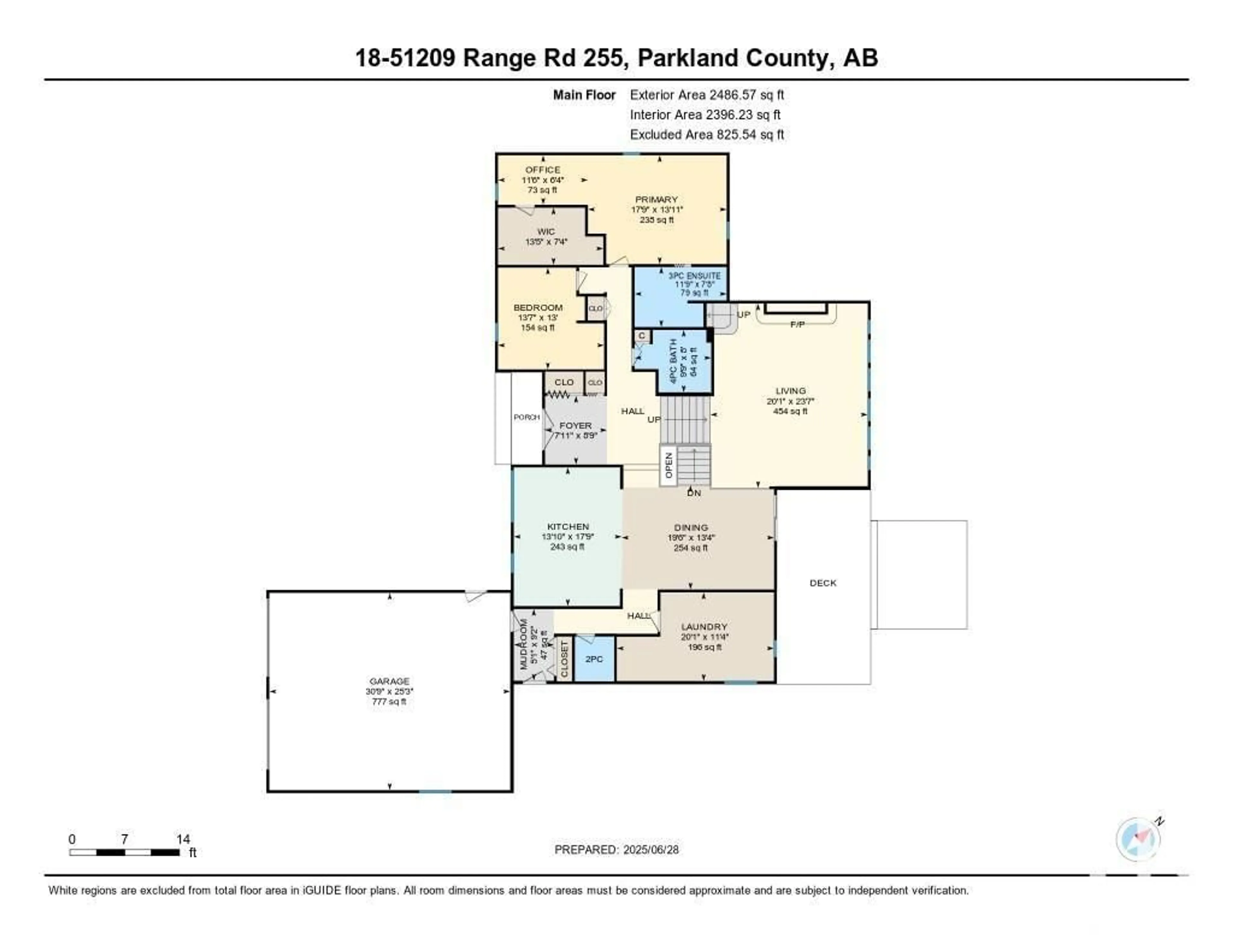 Floor plan for 51209 - 18 RGE RD 255, Rural Parkland County Alberta T7Y1A8