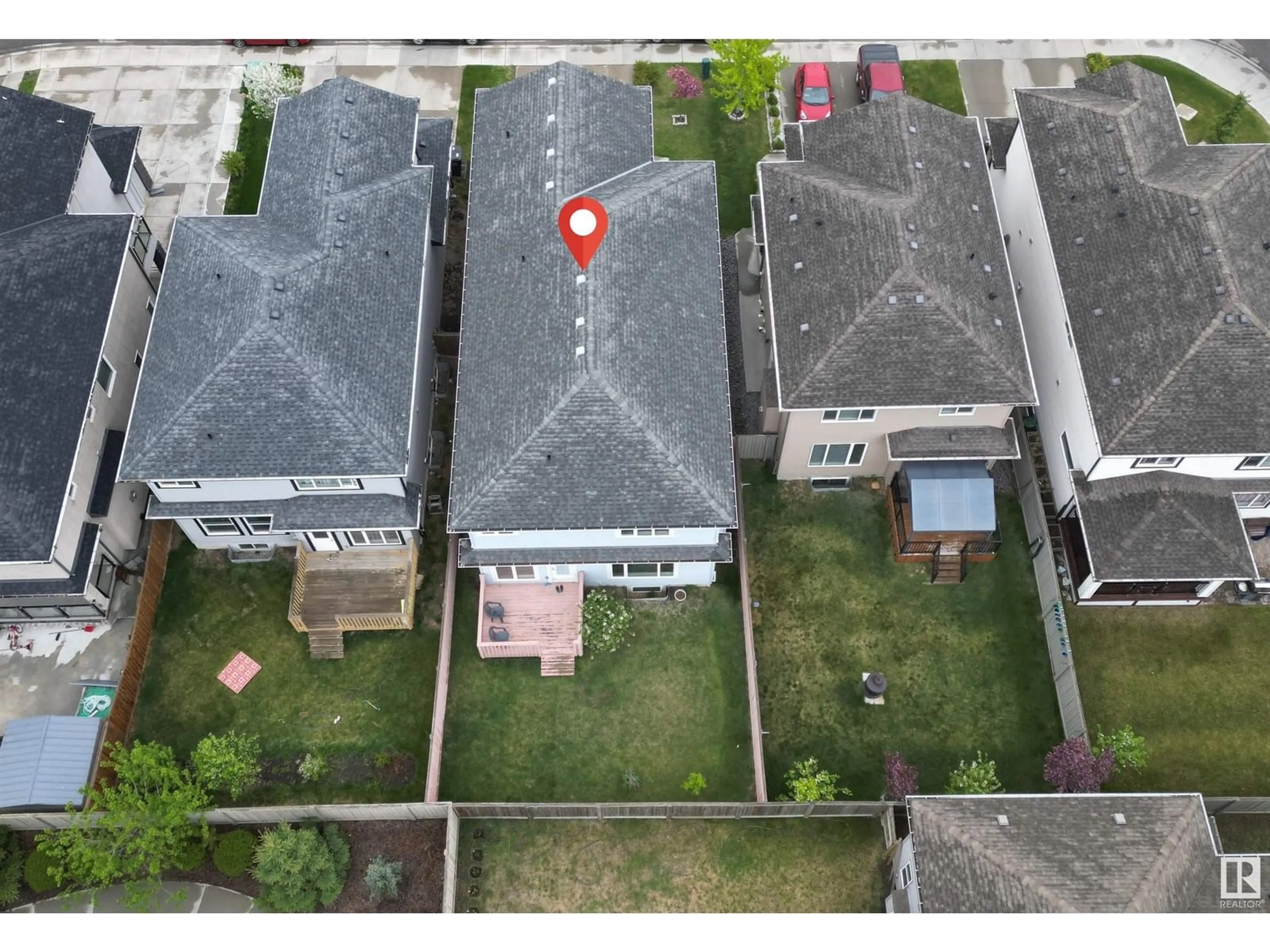 A pic from outside/outdoor area/front of a property/back of a property/a pic from drone, street for 2212 22 ST, Edmonton Alberta T6T0Z1