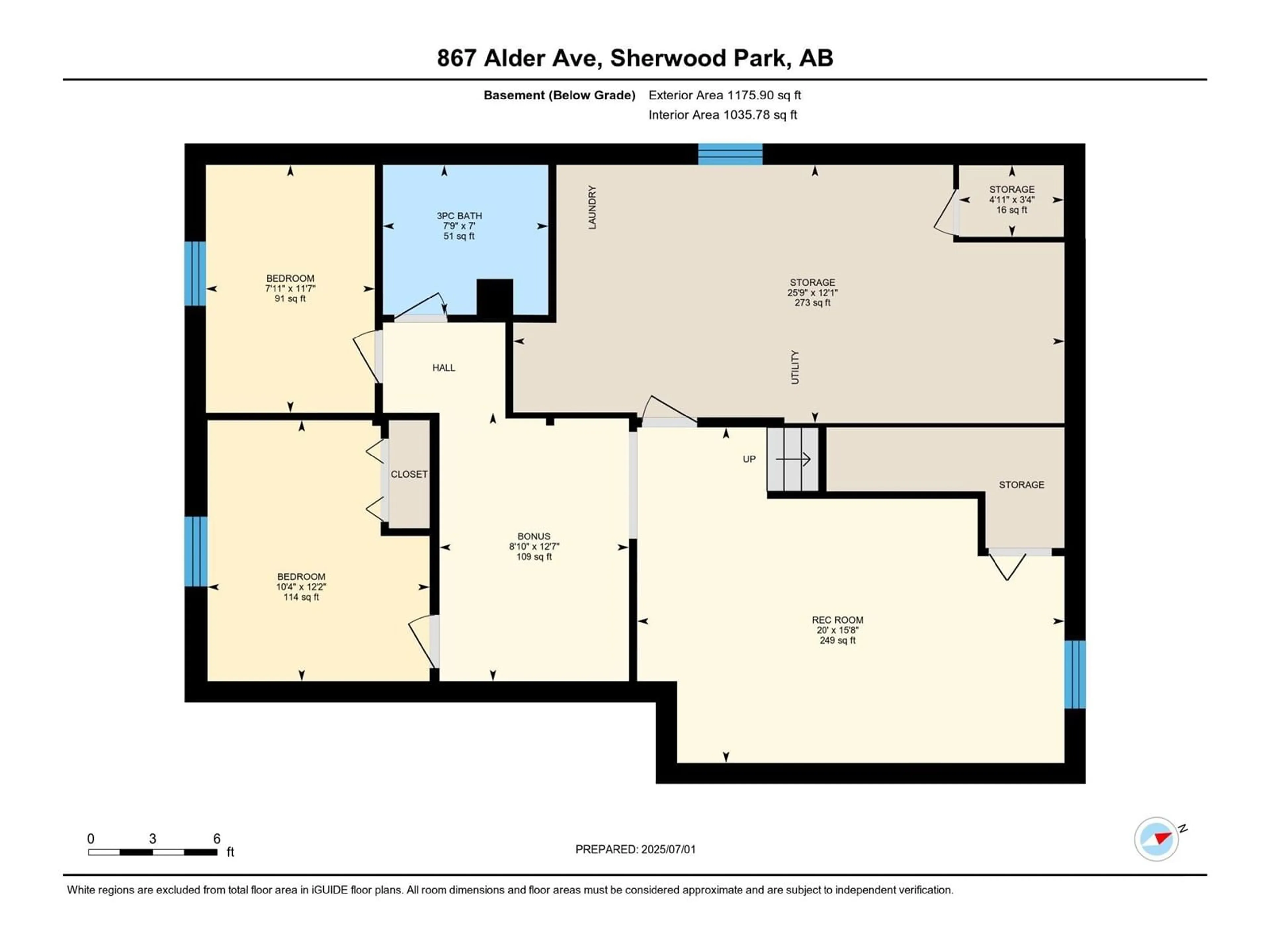Floor plan for 867 ALDER AV, Sherwood Park Alberta T8A1V4