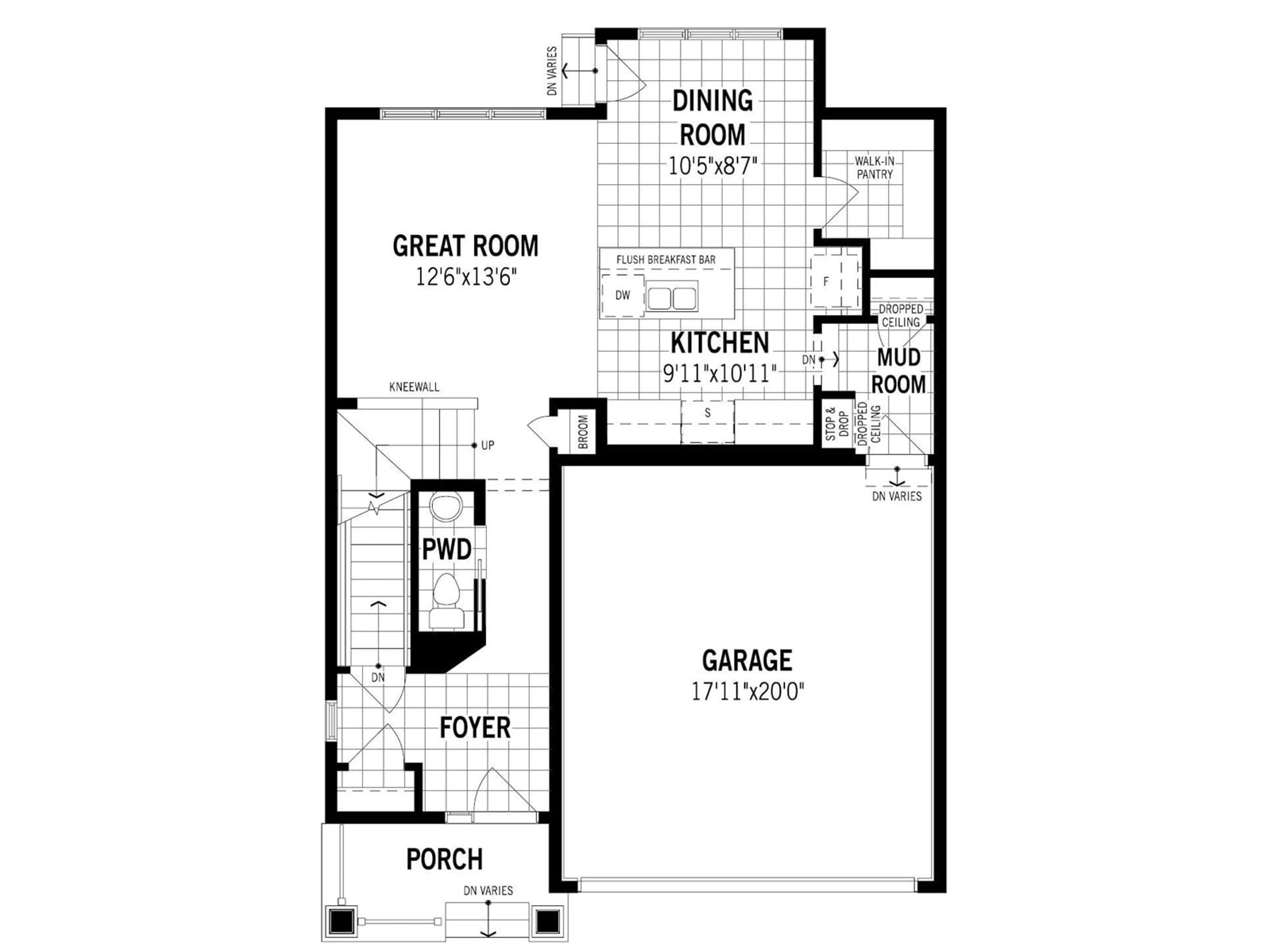 Floor plan for 1038 WOLF WILLOW WY, Sherwood Park Alberta T8H3B3