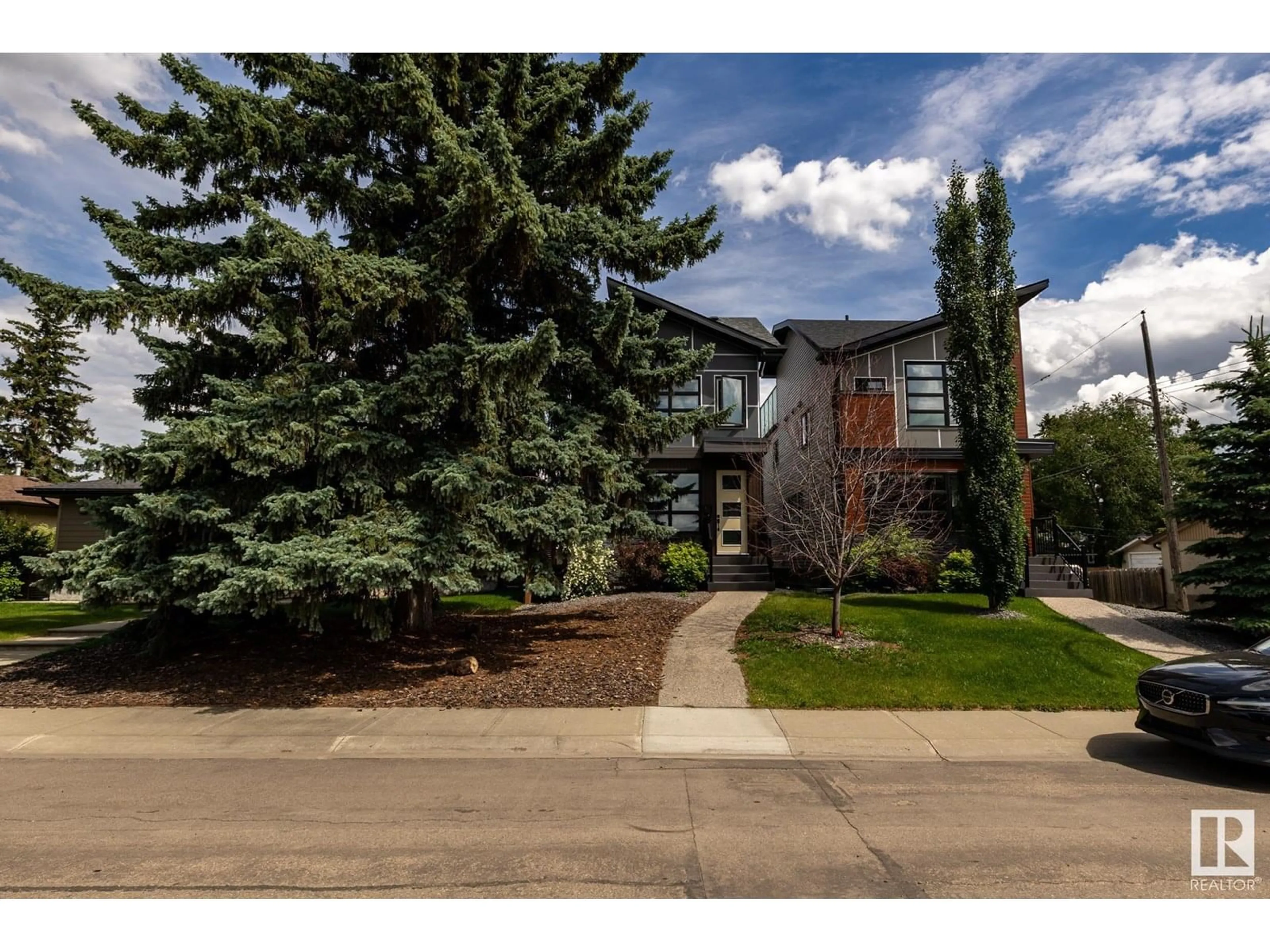 Home with brick exterior material, street for 8809 148 ST, Edmonton Alberta T5R0Z8