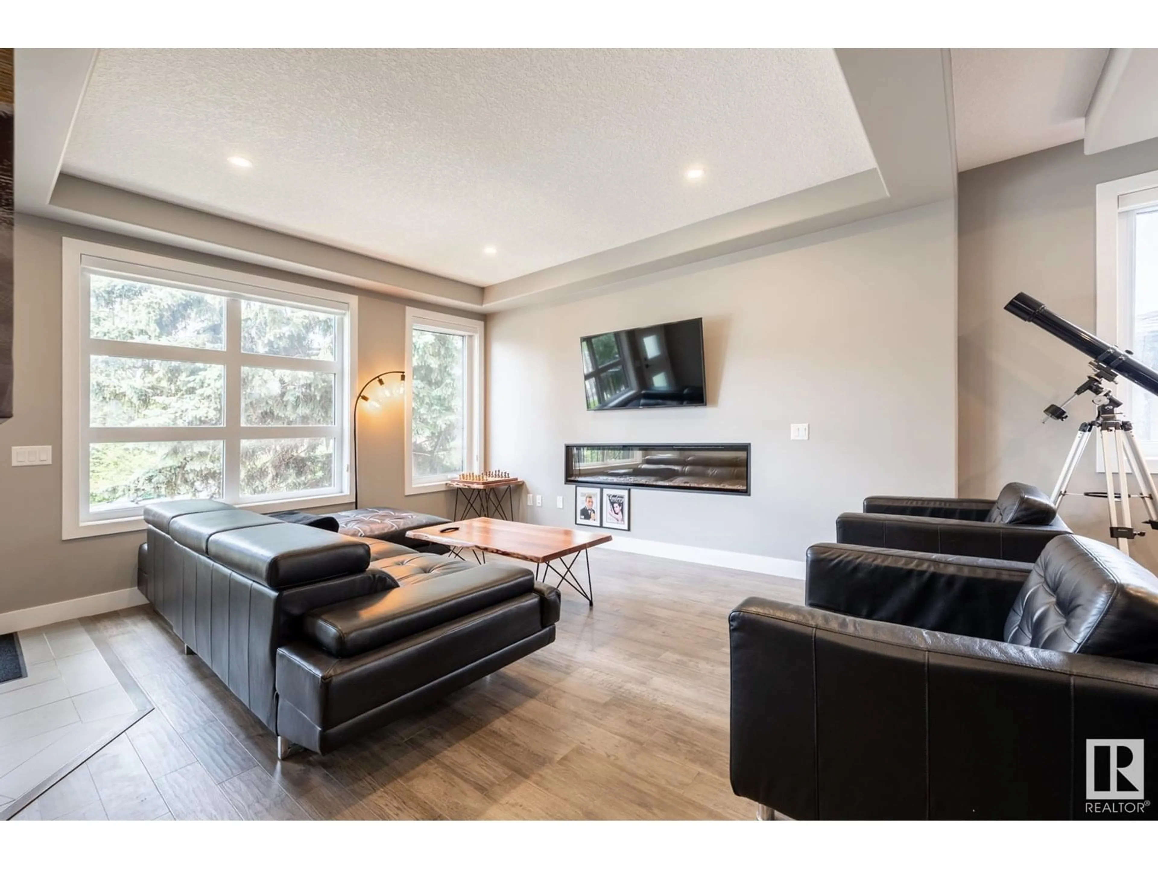 Living room with furniture, unknown for 8809 148 ST, Edmonton Alberta T5R0Z8