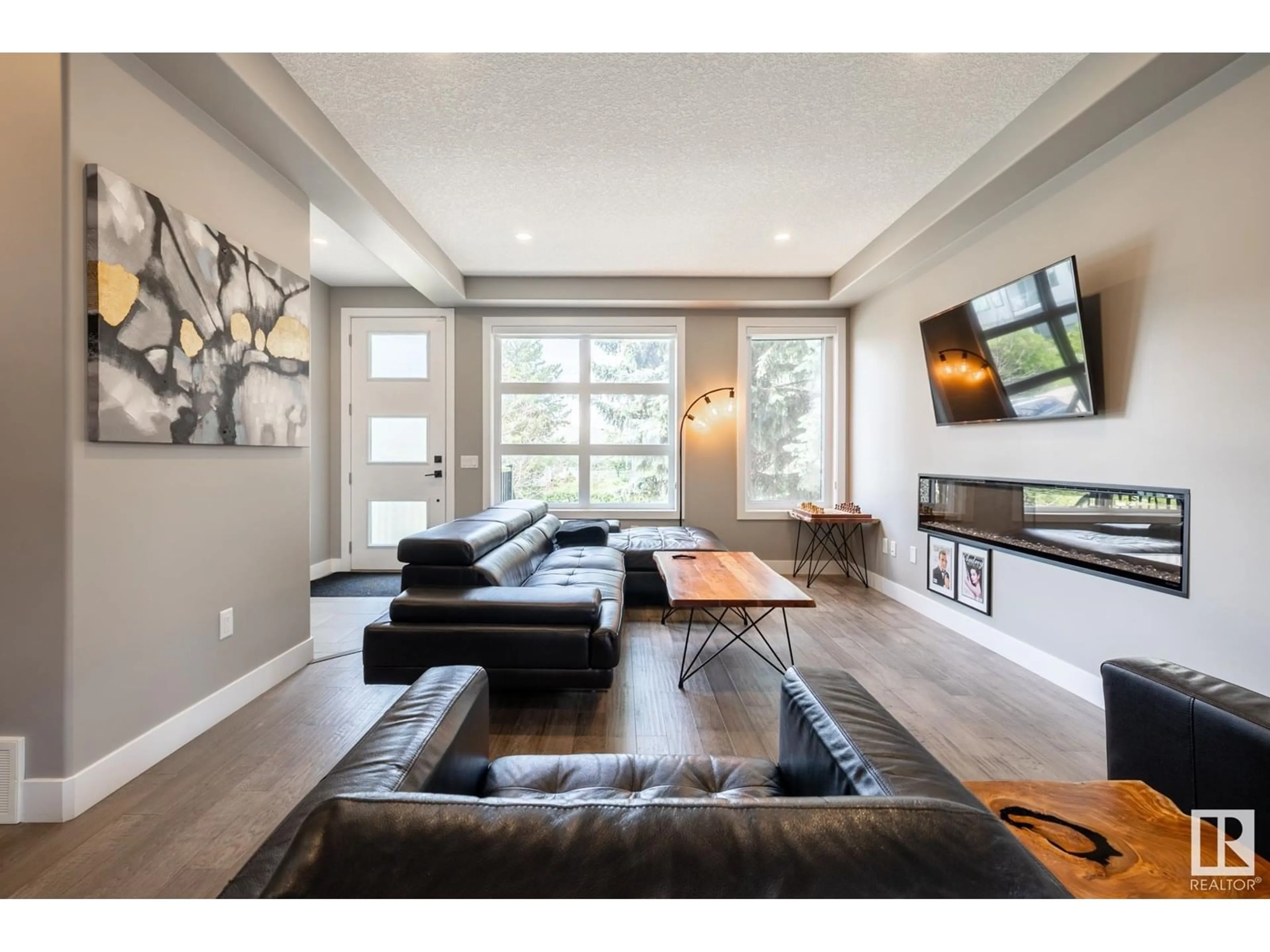 Living room with furniture, unknown for 8809 148 ST, Edmonton Alberta T5R0Z8
