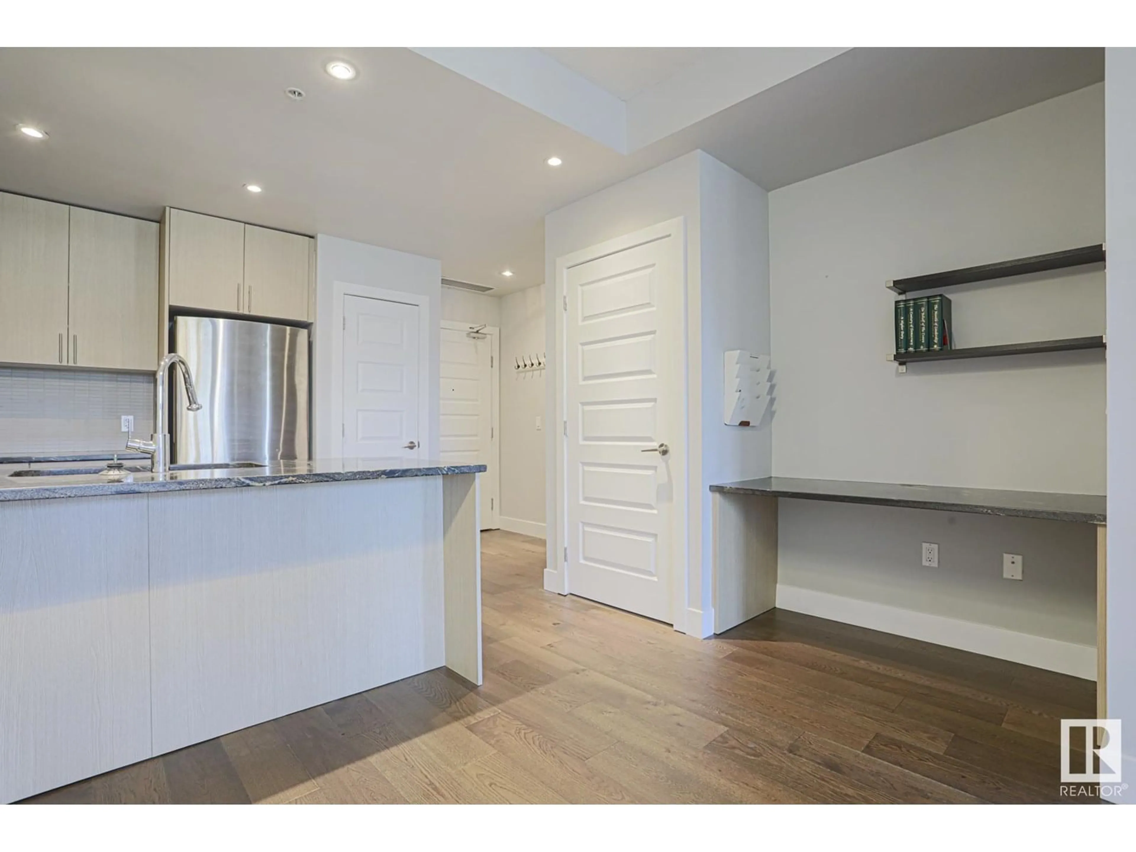 Open concept kitchen, unknown for #208 - 10140 150 ST, Edmonton Alberta T5P1P1
