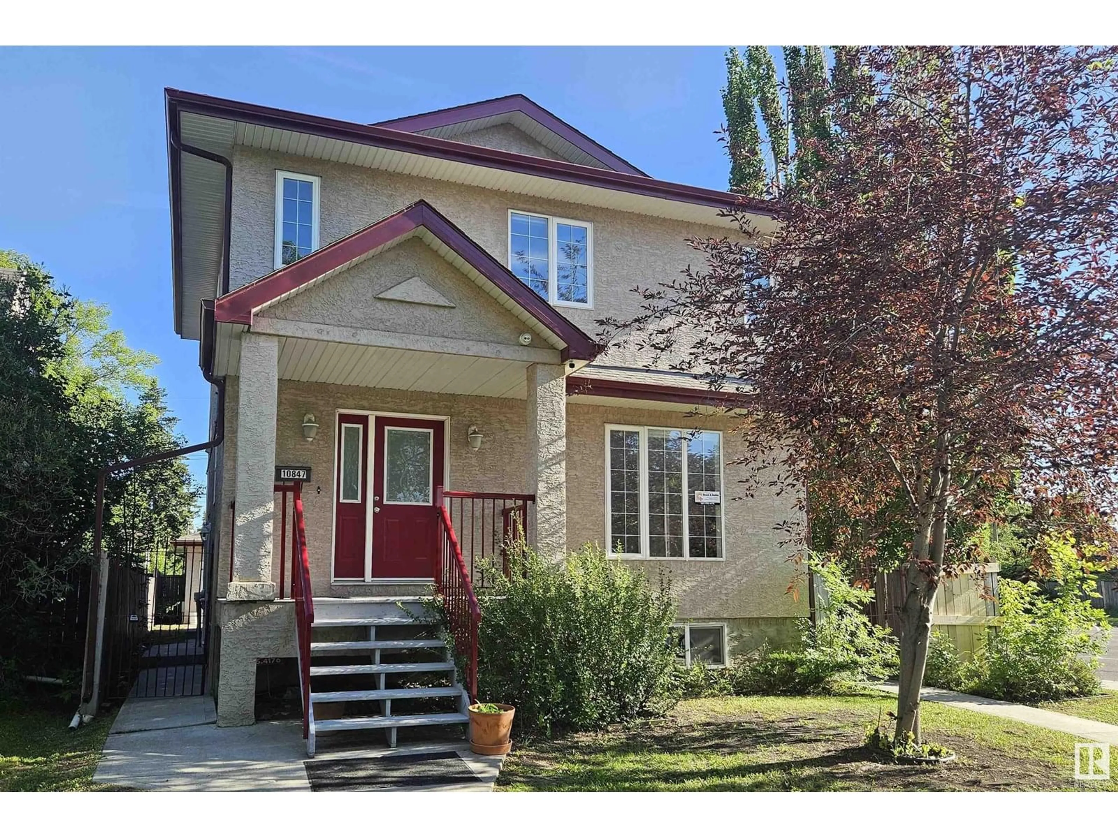 Home with brick exterior material, street for NW - 10847 66 AV, Edmonton Alberta T6H1Y1