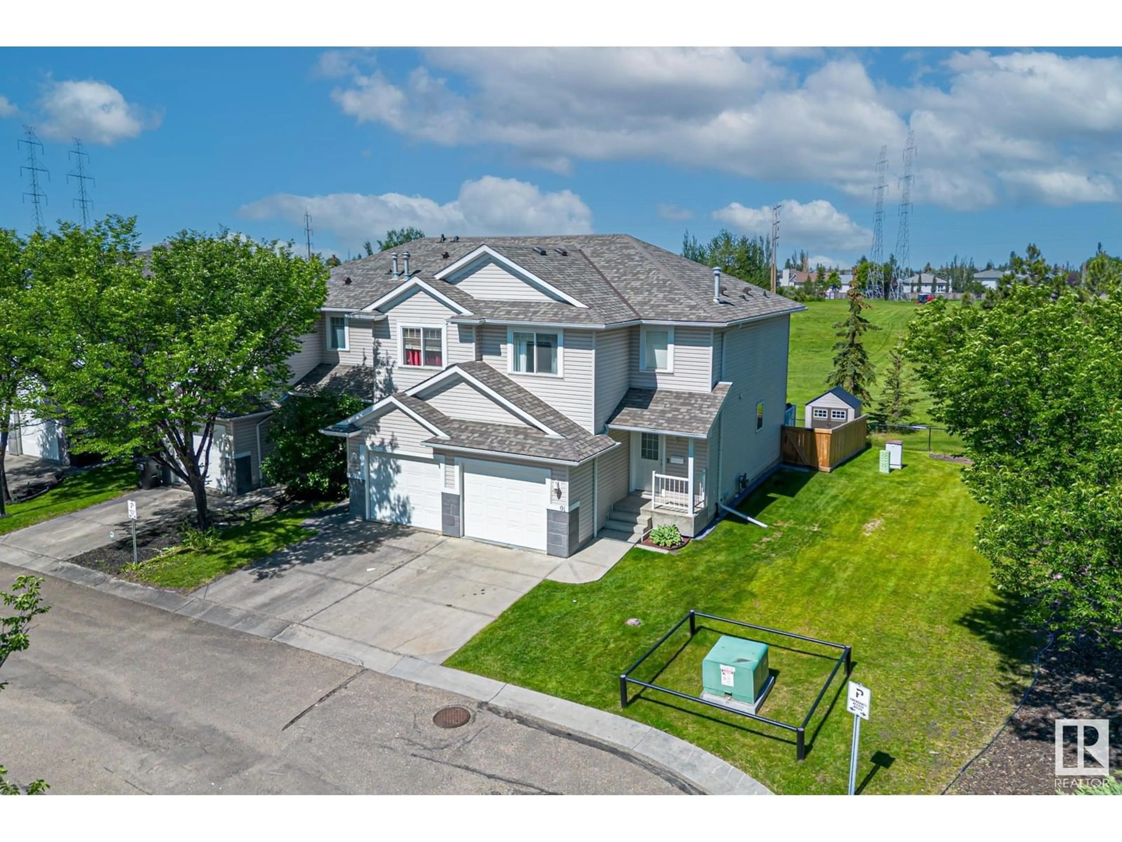 A pic from outside/outdoor area/front of a property/back of a property/a pic from drone, street for #91 - 4350 23 ST, Edmonton Alberta T6T1X8